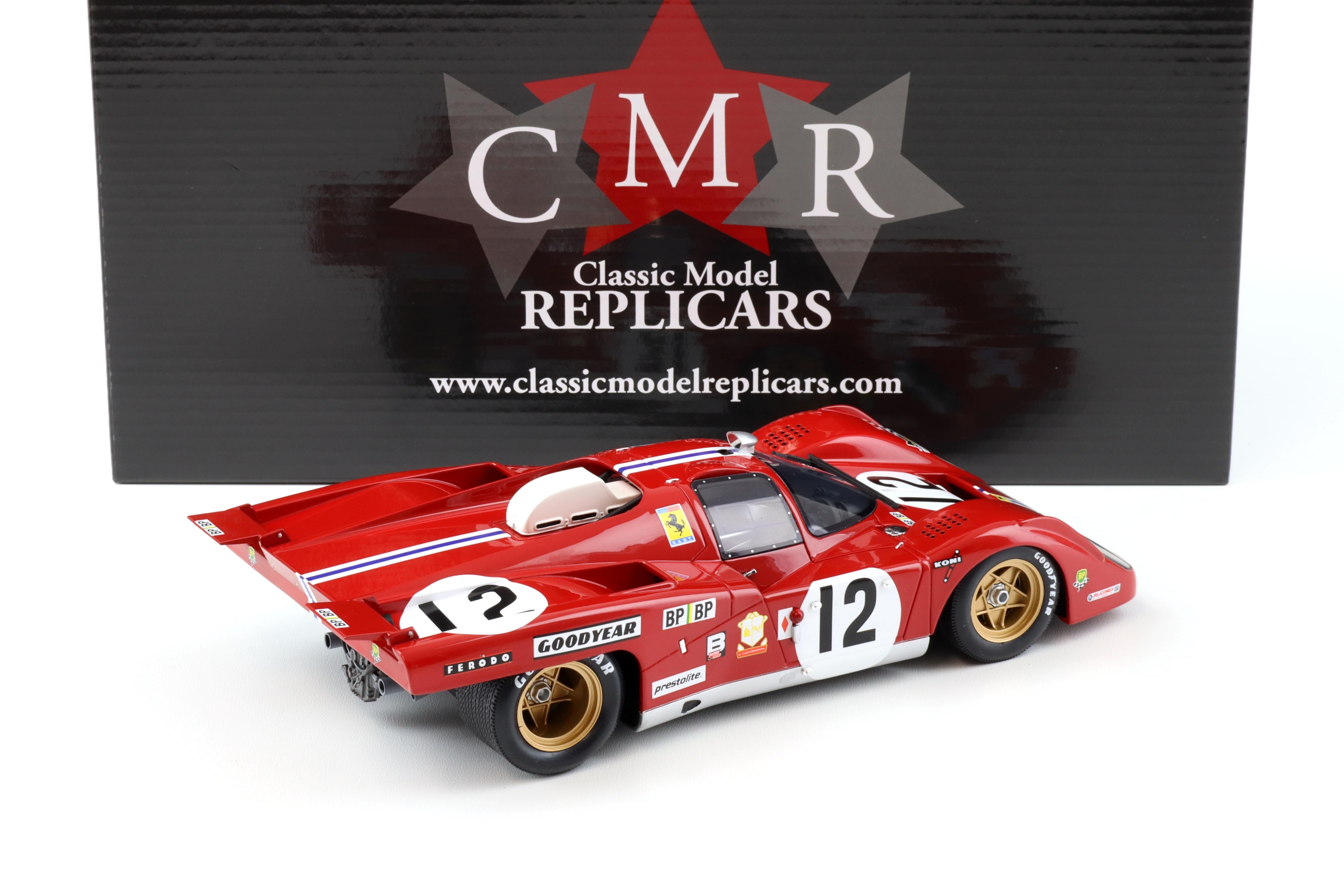 1:18 CMR Ferrari 512M Posey/ Adamowicz 3rd 24h Le Mans 1971 #12 red