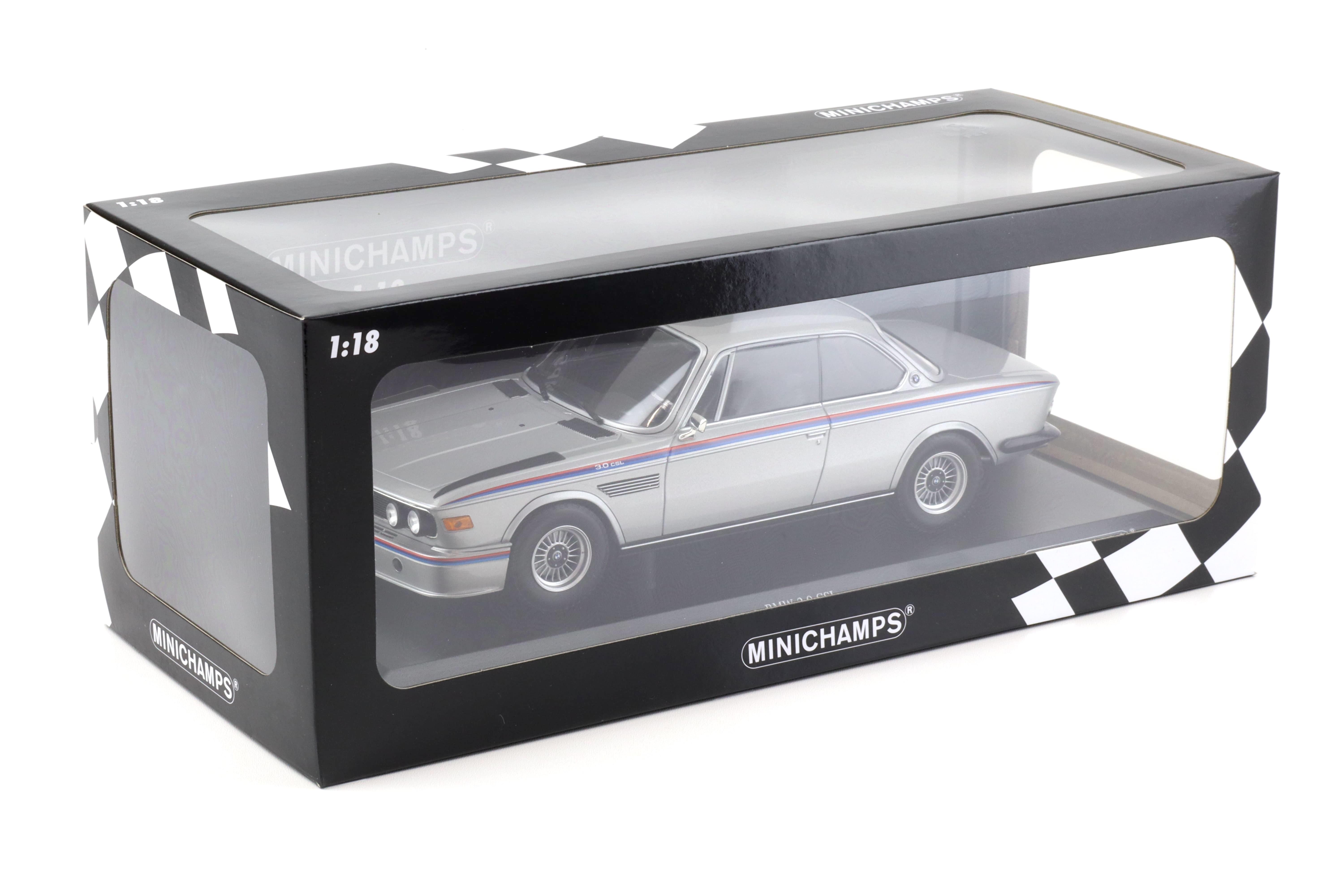 1:18 Minichamps BMW 3.0 CSL Coupe 1973 silver