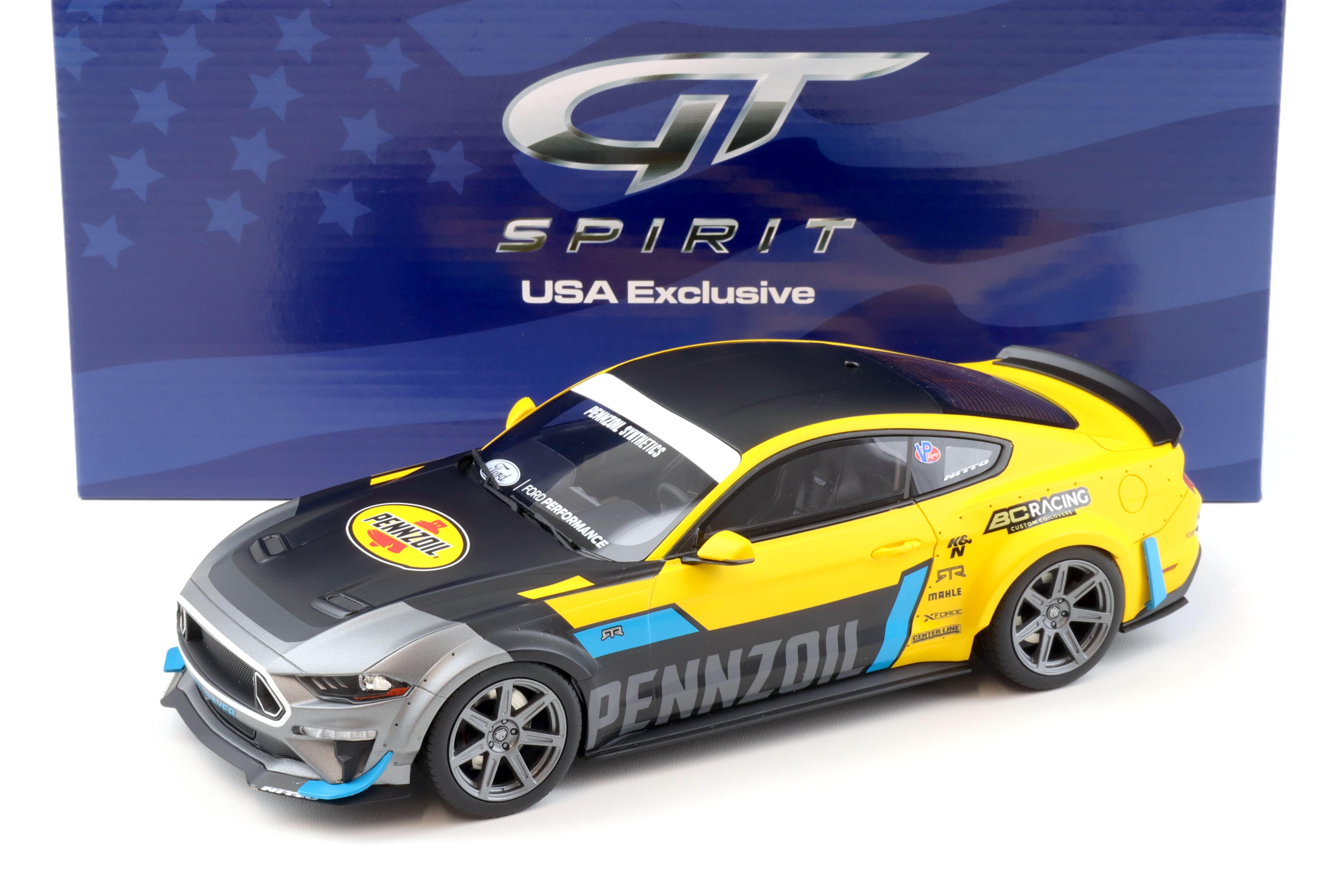 1:18 GT Spirit ACME US056 Ford Mustang RTR Spec 5 Widebody Pennzoil 2021