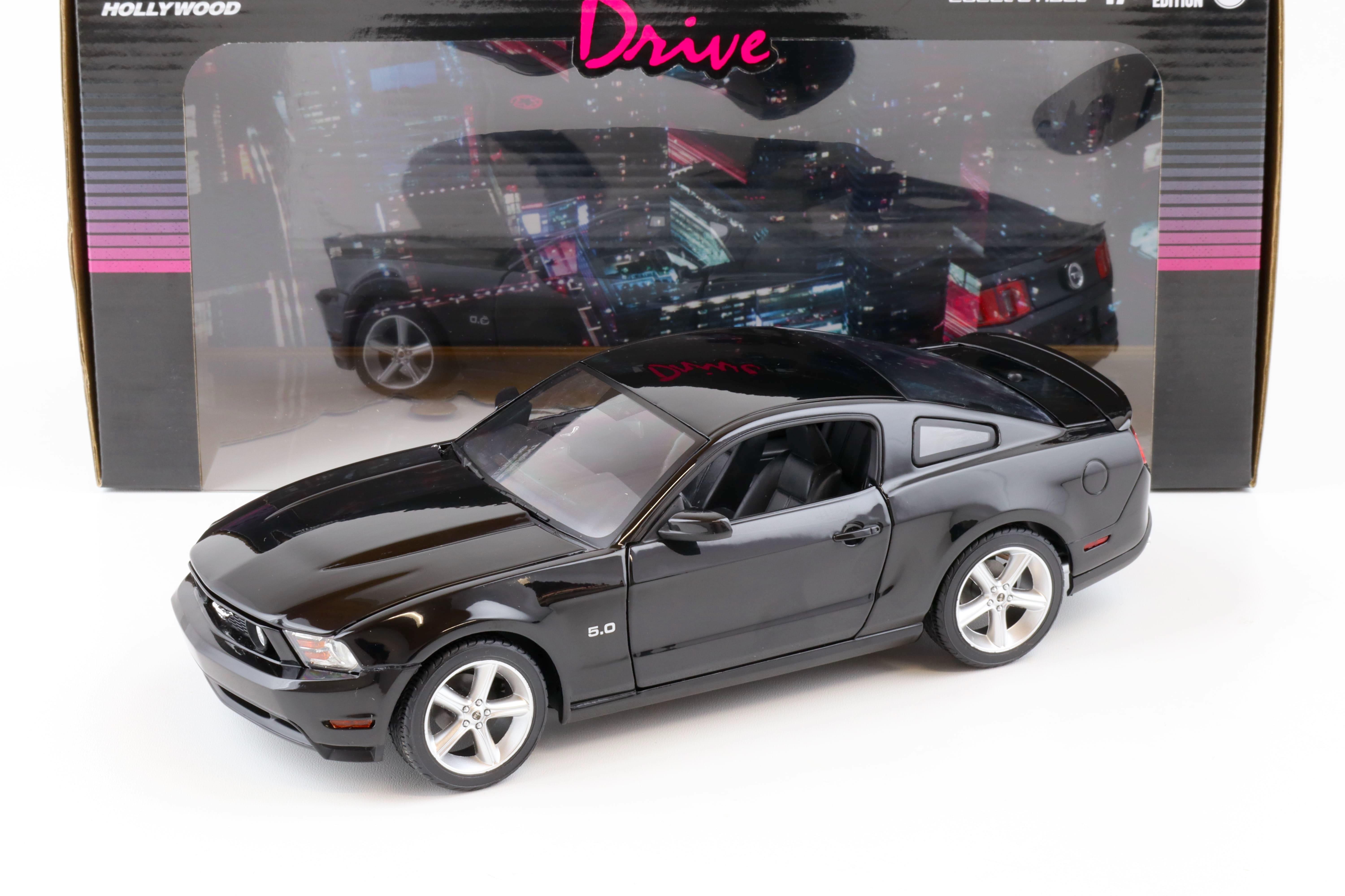 1:18 Greenlight 2011 Ford Mustang GT 5.0 Coupe black DRIVE 2011