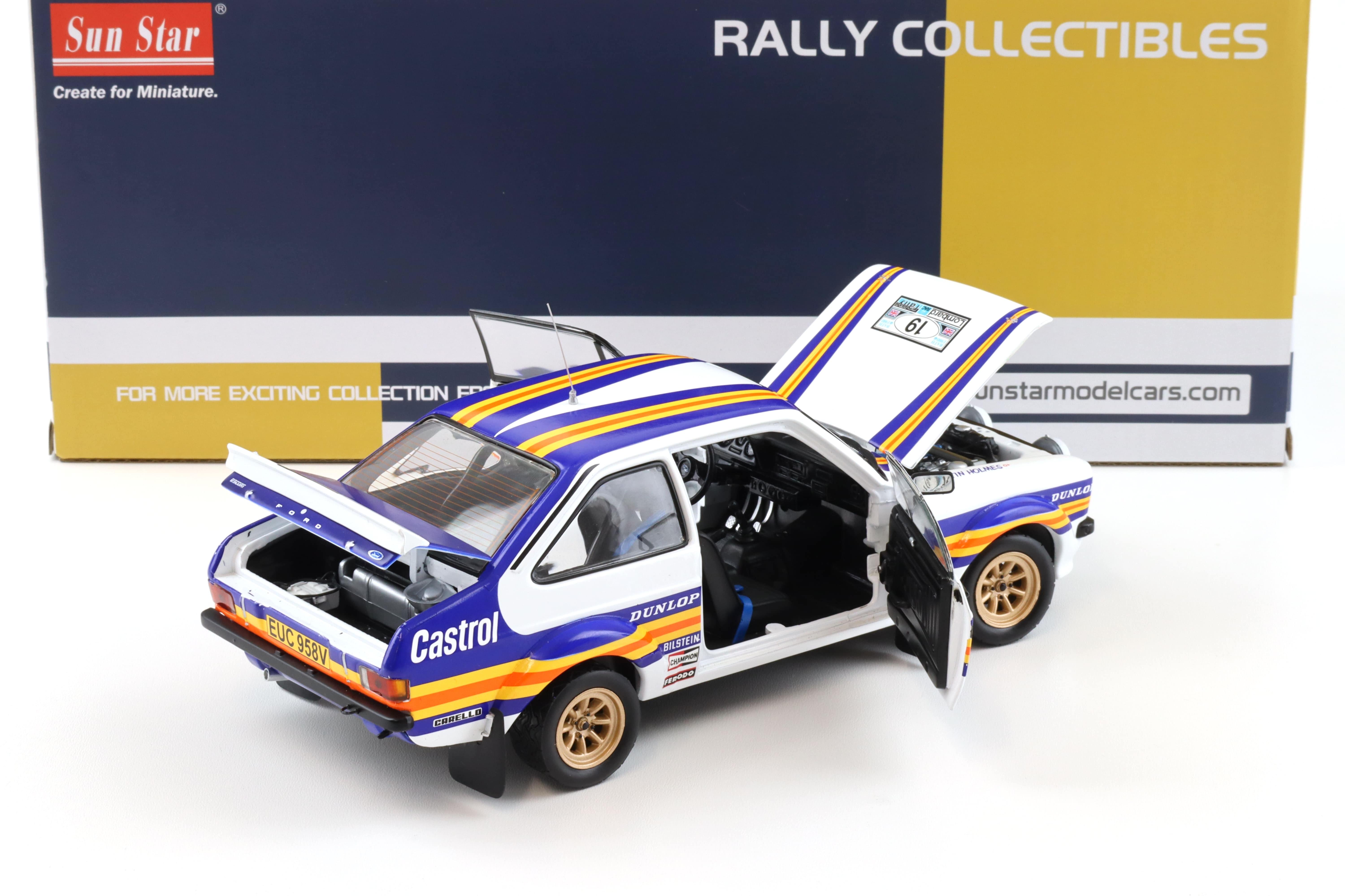 1:18 Sun Star Ford Escort RS 1800 RAC Rally 1980 #19 Mäkinen/ Holmes