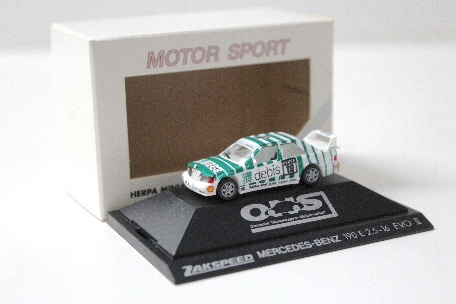 1:87 Herpa ZAKSPEED Mercedes 190E 2.3-16 EVO II #19 Asch 