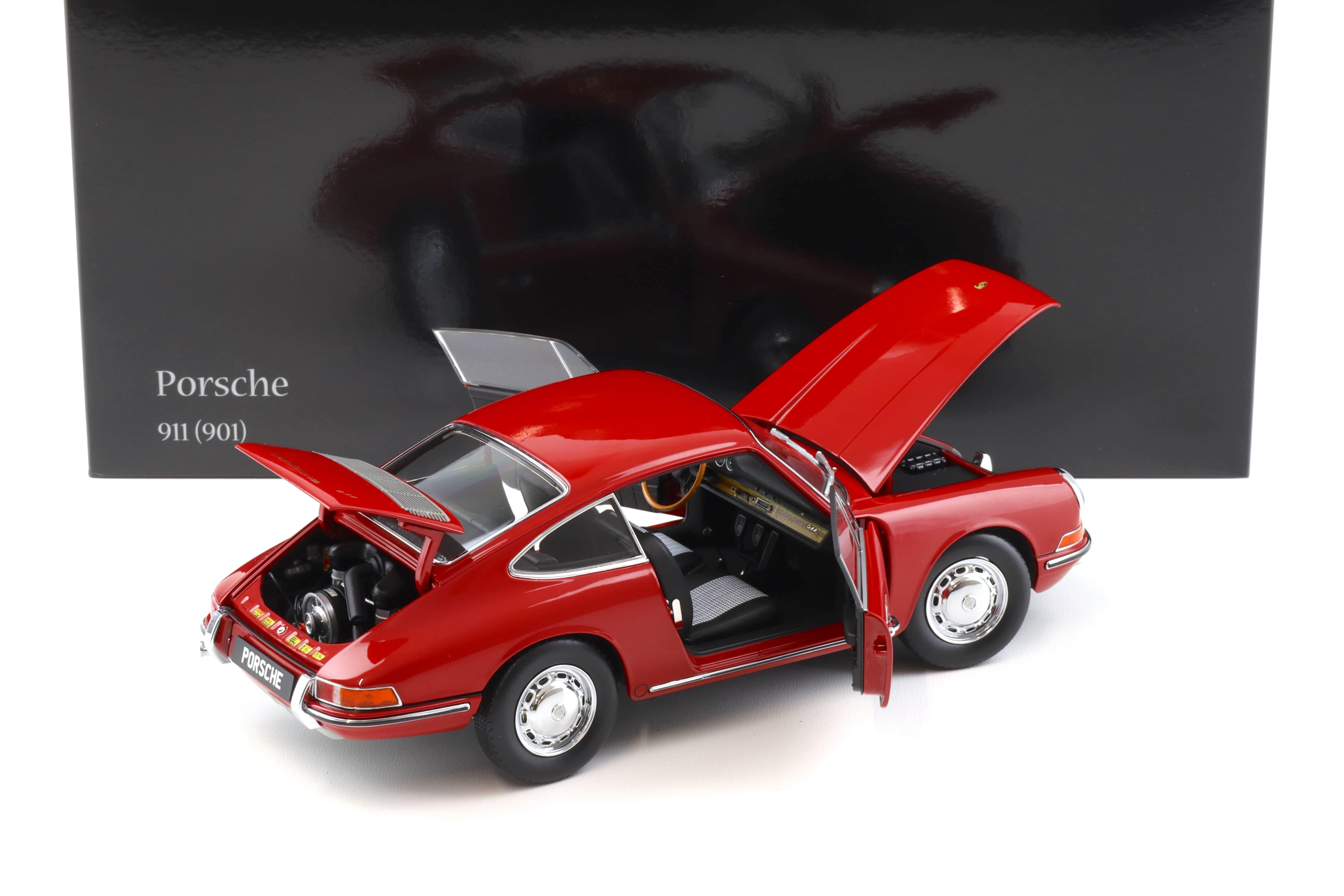 1:18 Kyosho Porsche 911 (901) Coupe 1964 Signal red 08969R