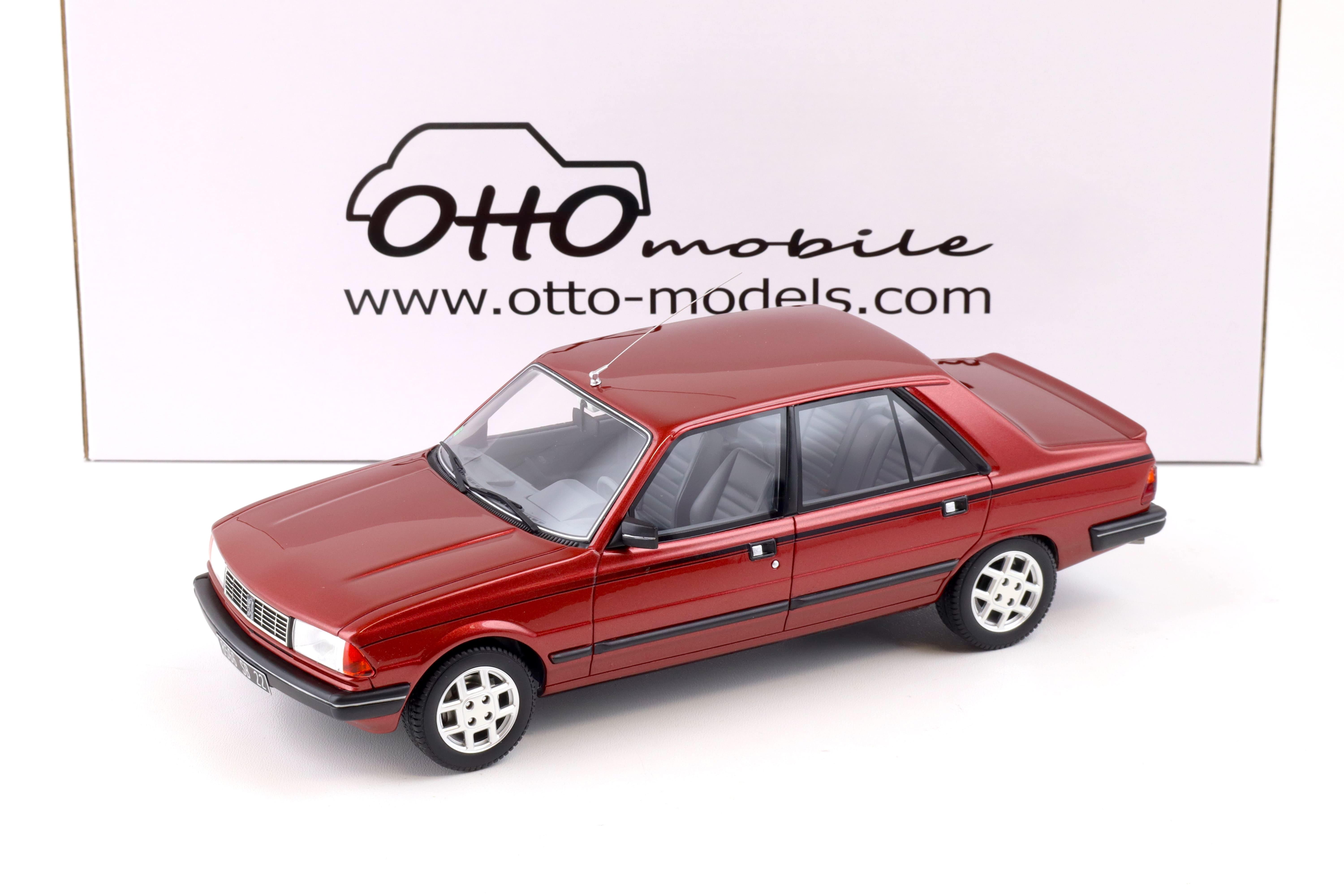 1:18 OTTO mobile OT1032 Peugeot 305 GTX Limousine red 1985