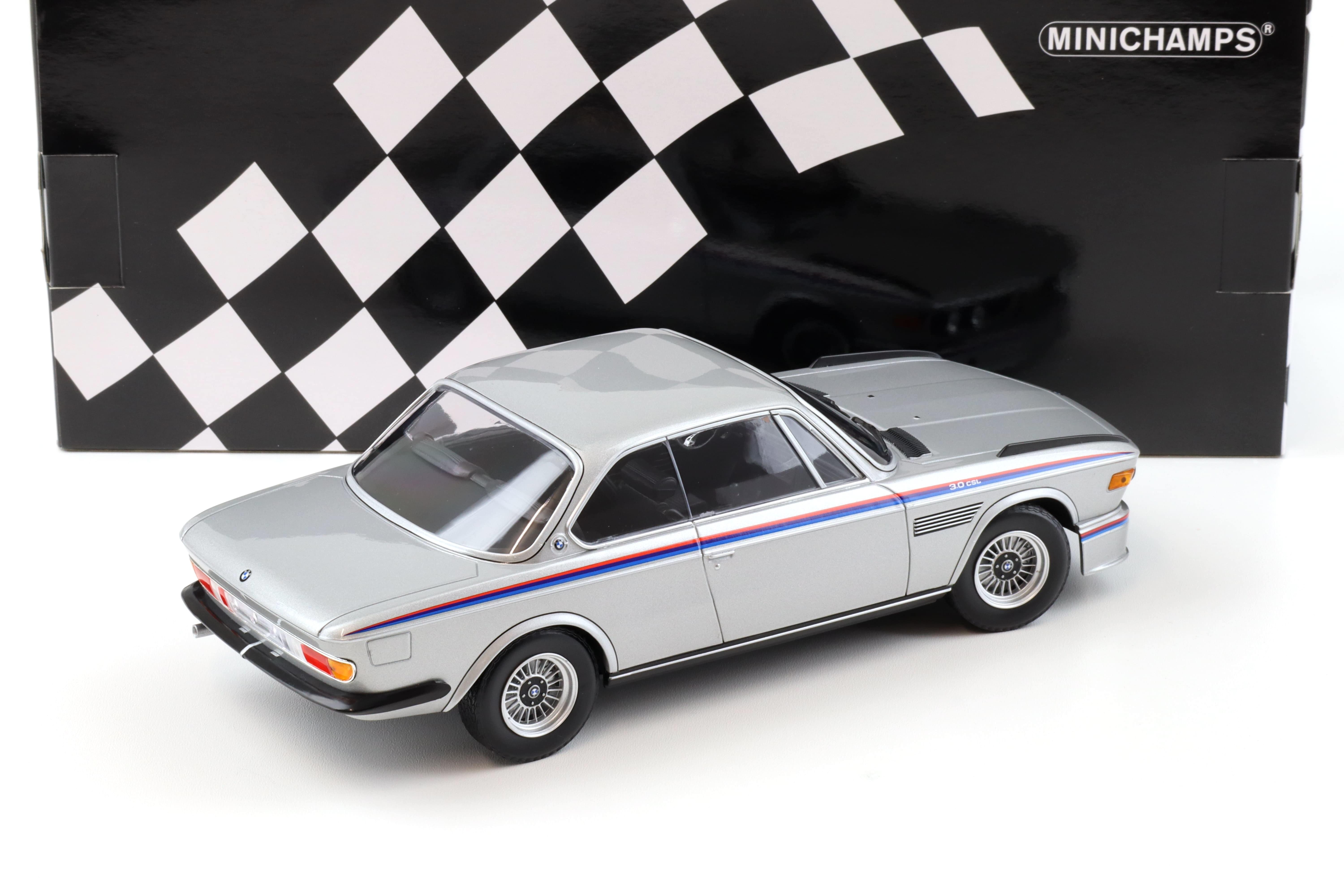 1:18 Minichamps BMW 3.0 CSL Coupe 1973 silver