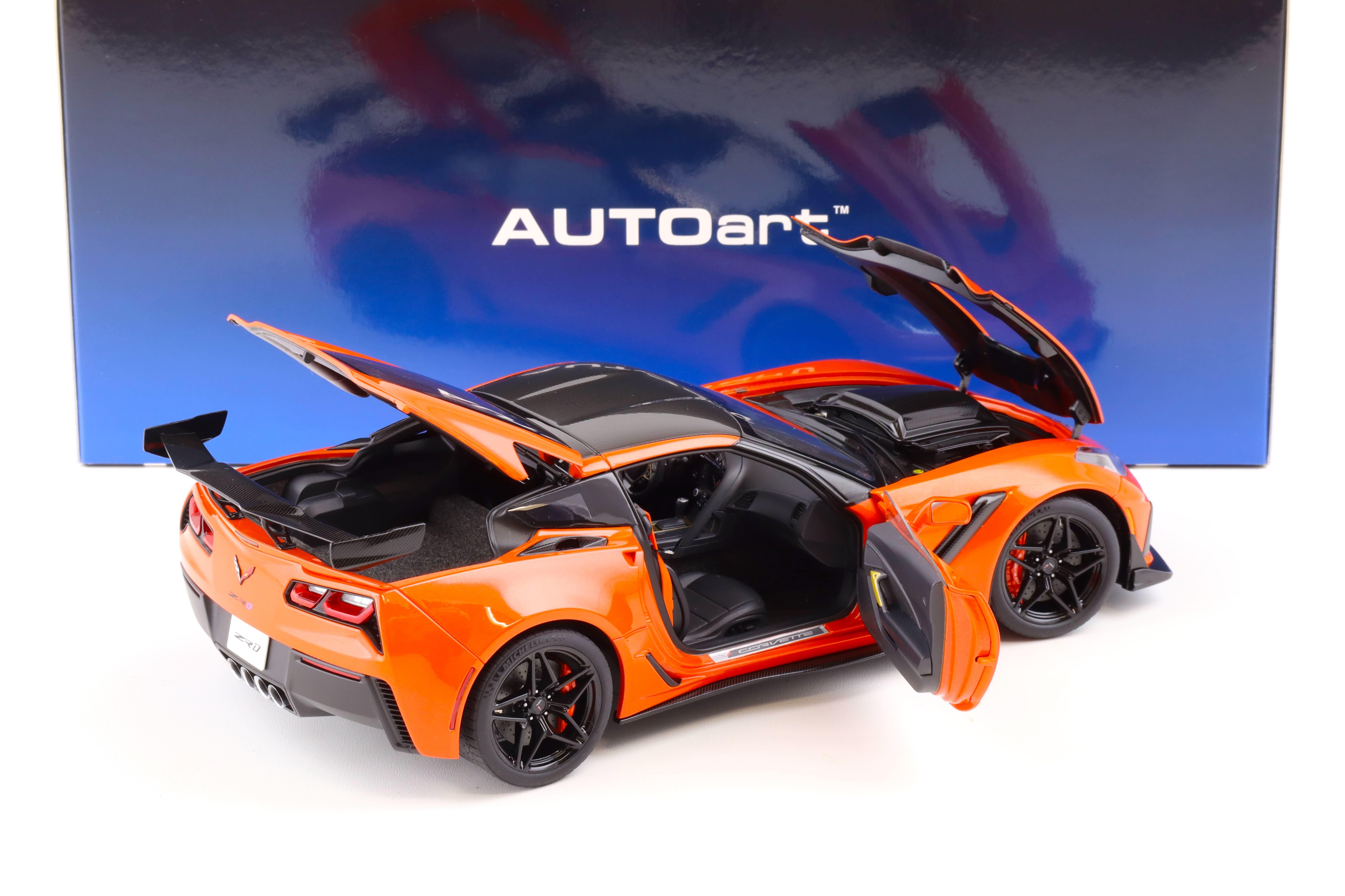 1:18 AUTOart Chevrolet Corvette C7 ZR1 Coupe 2019 Sebring orange tintcoat