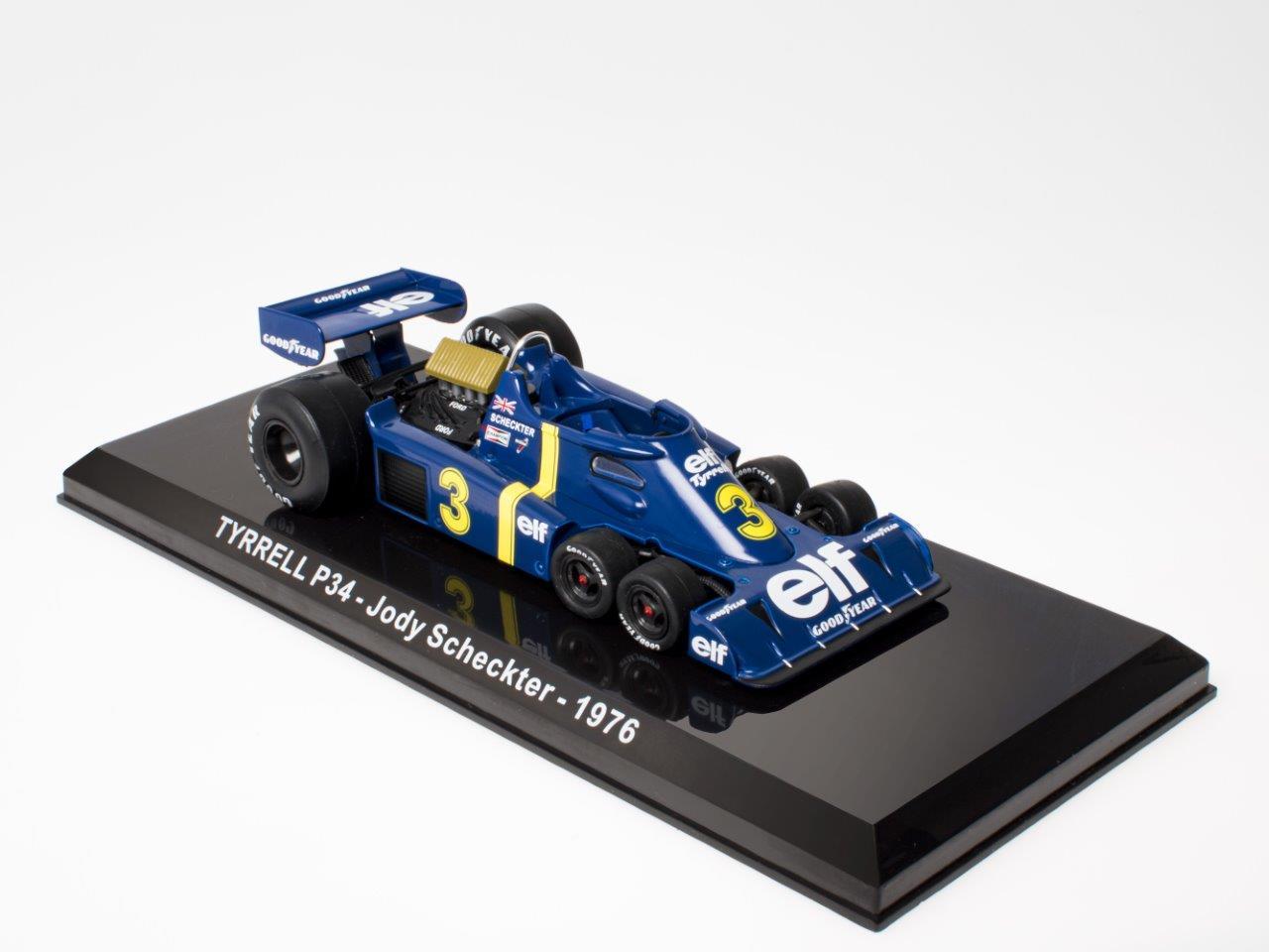 1:24 IXO Sonic Centauria Formula 1 F1 TYRRELL P34 Jody Scheckter 1976