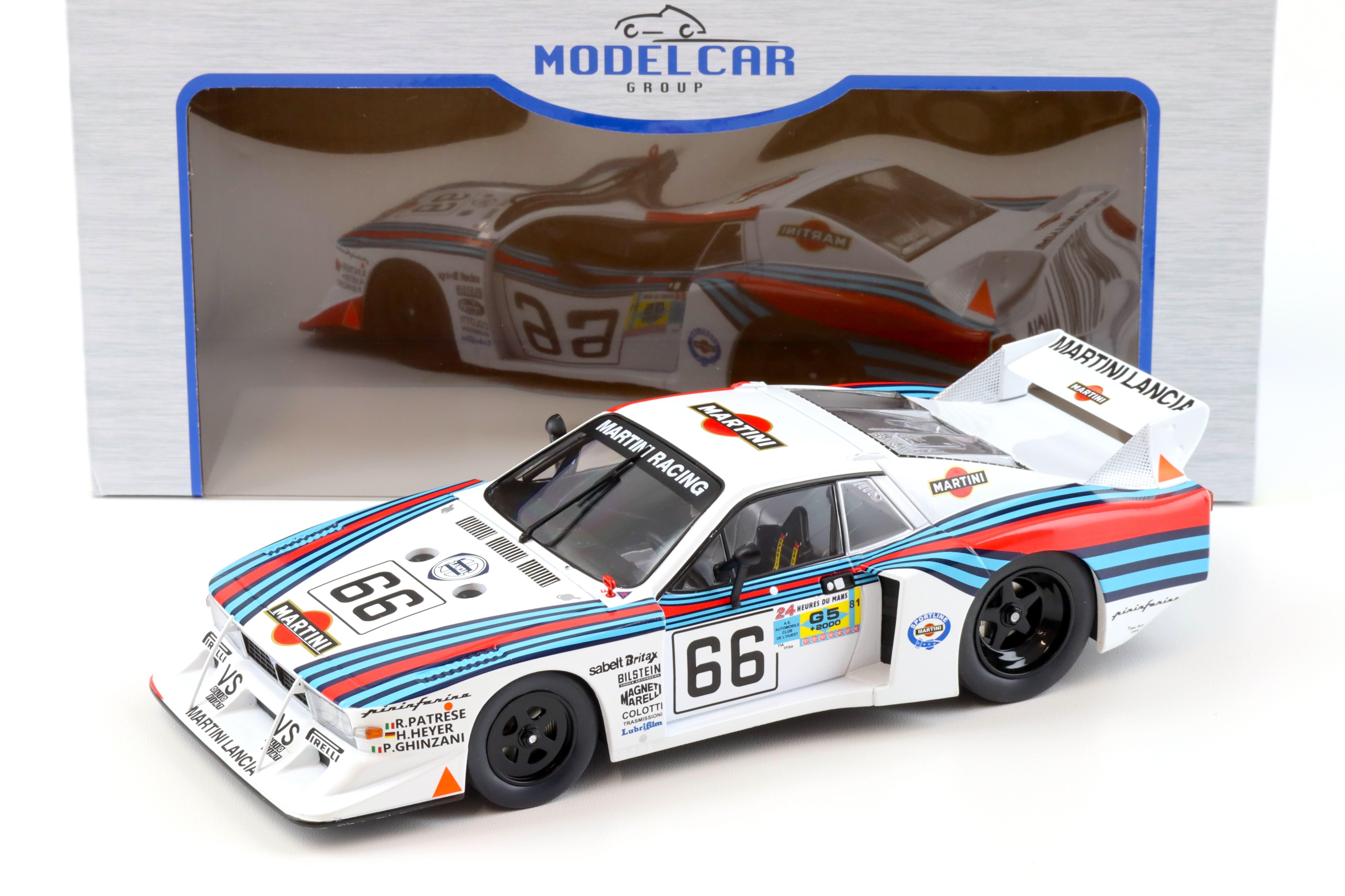 1:18 MCG Lancia Beta Monte Carlo Gr.5 - 24h Le Mans 1981 Martini Patrese #66