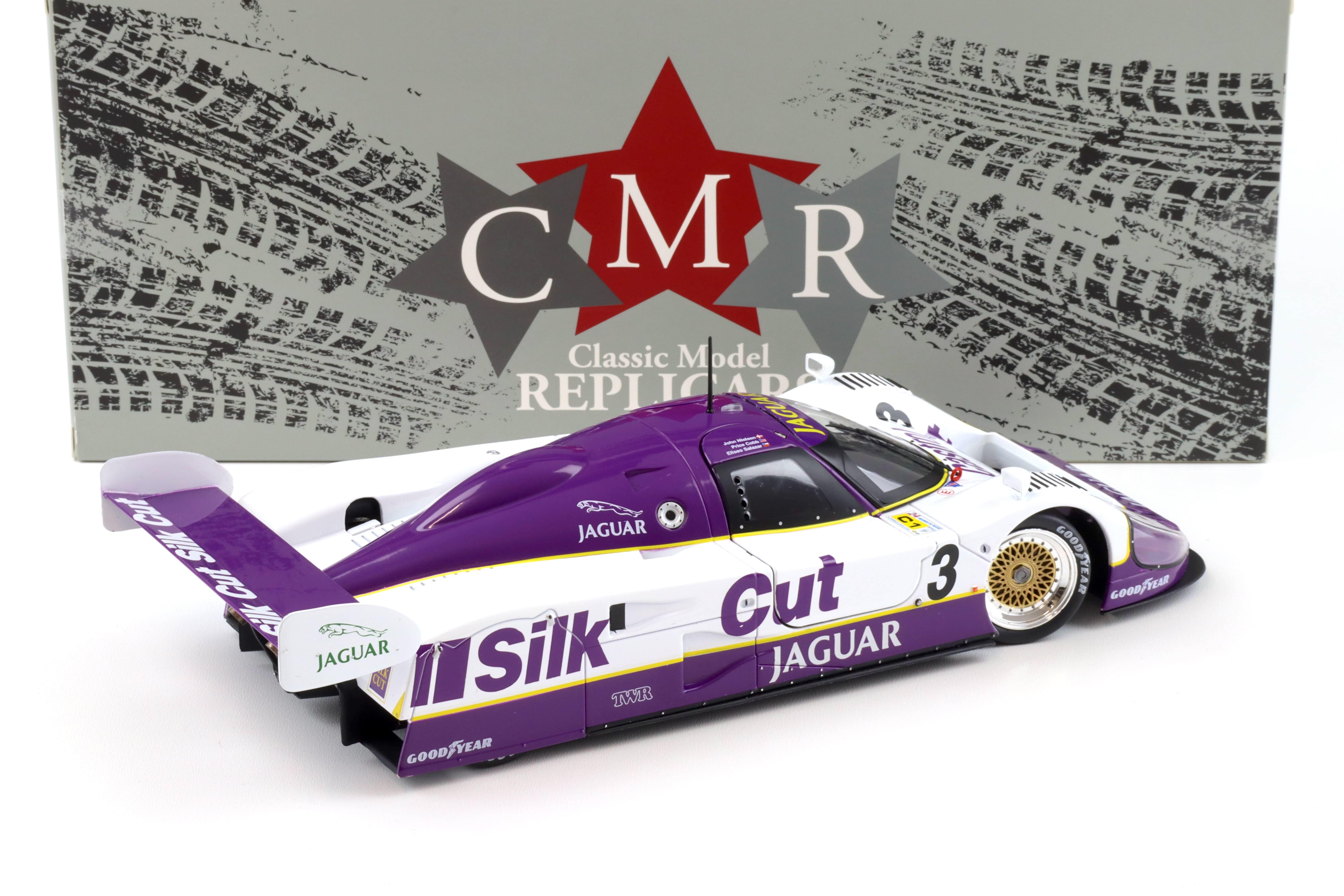 1:18 CMR Jaguar XJR12 #3 Winner 24h Le Mans 1990 Silk Cut Nielsen, Cobb, Brundle