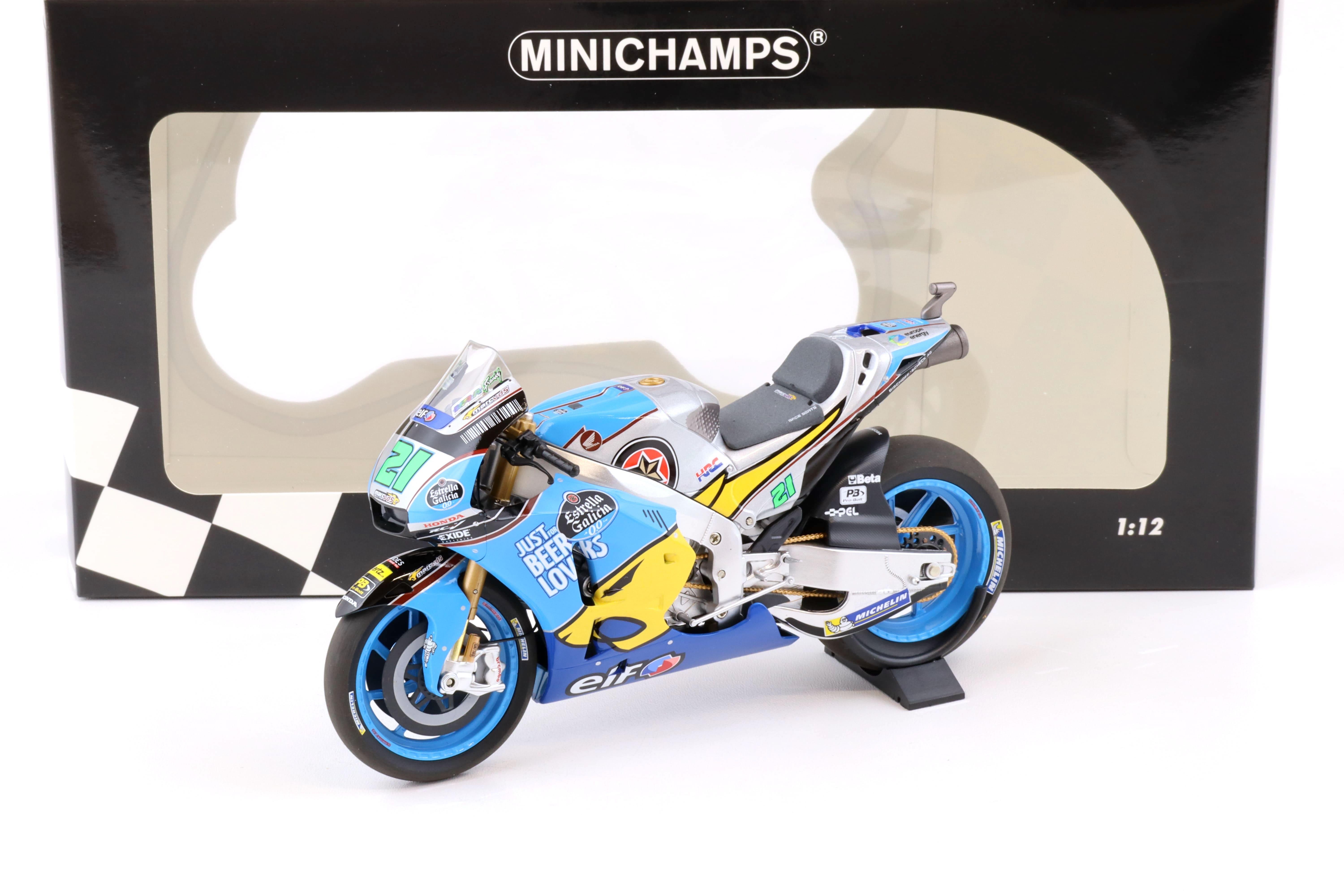 1:12 Minichamps Honda RC213V Morbidelli Team EG 0,0 Marc VDS Moto GP 2018