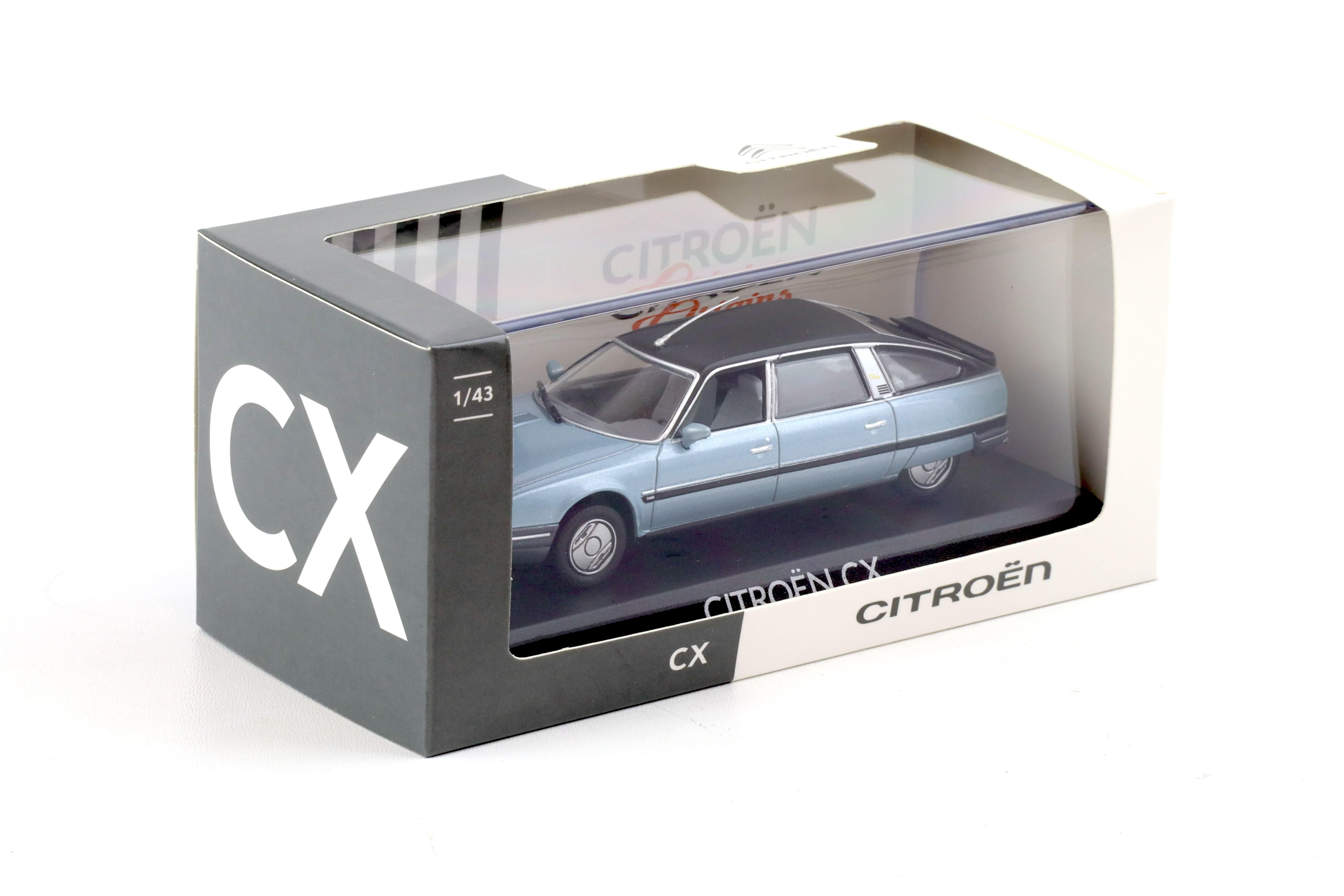 1:43 Norev Citroen CX Turbo 2 Prestige 1986 blue metallic DEALER VERSION