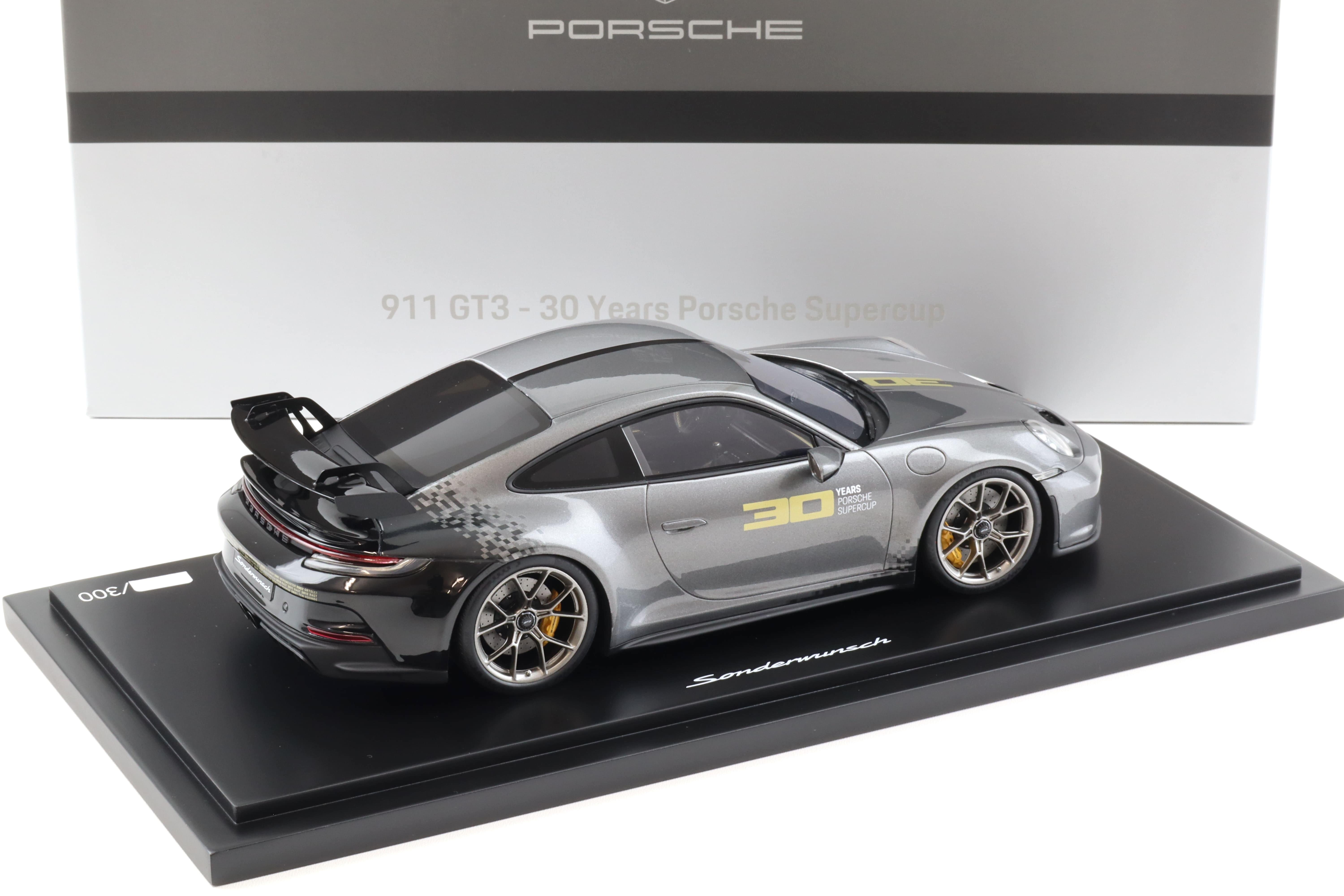 1:18 Spark Porsche 911 (992) GT3 Coupe 30 Years Porsche Supercup WAP DEALER