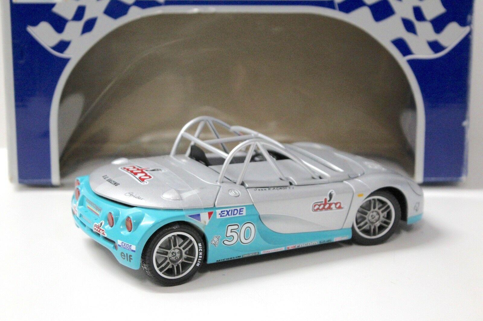 1:18 Anson Renault Sport Spider "COBRA" silver #50