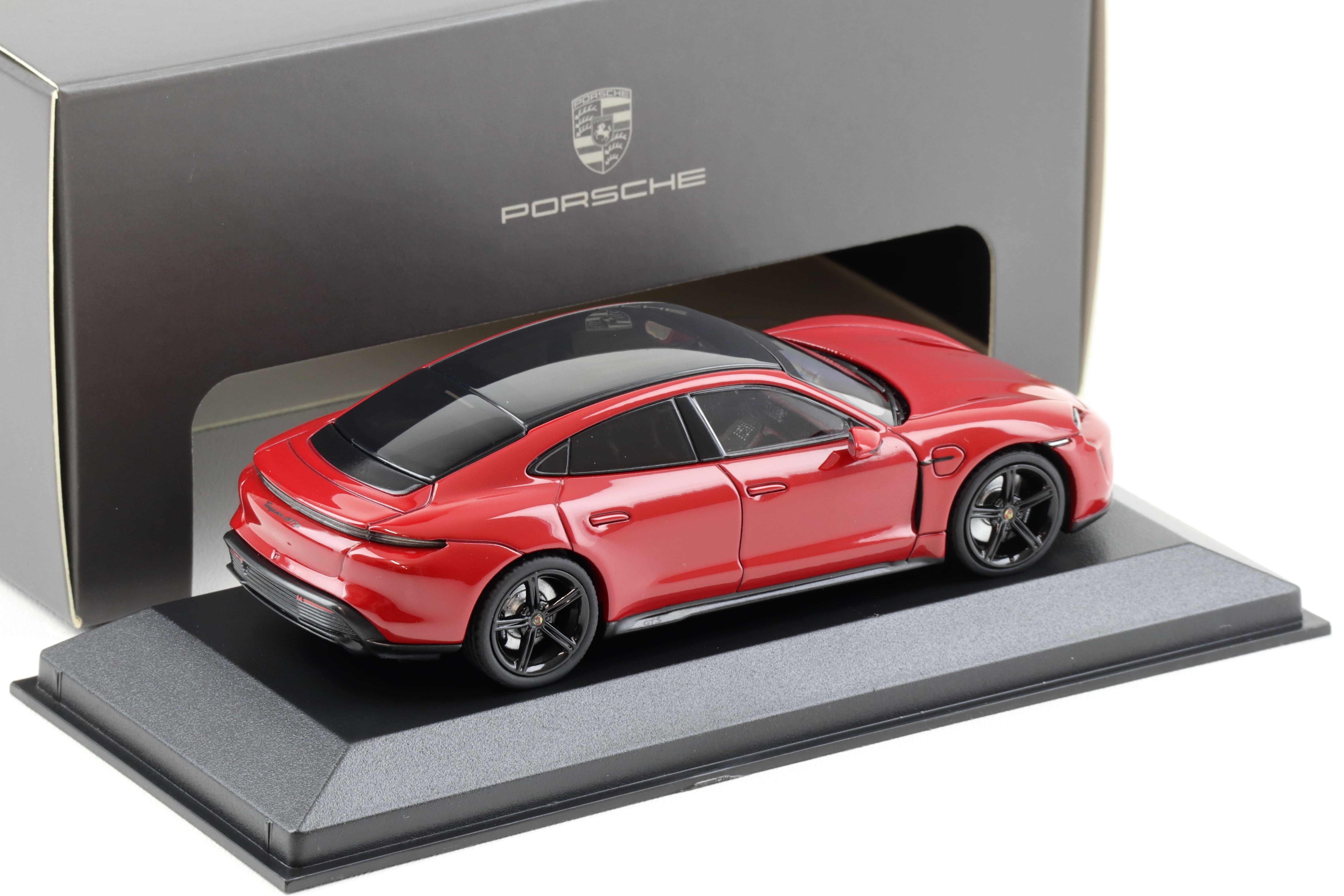 1:43 Minichamps Porsche Taycan GTS Karmin red 2022 WAP DEALER