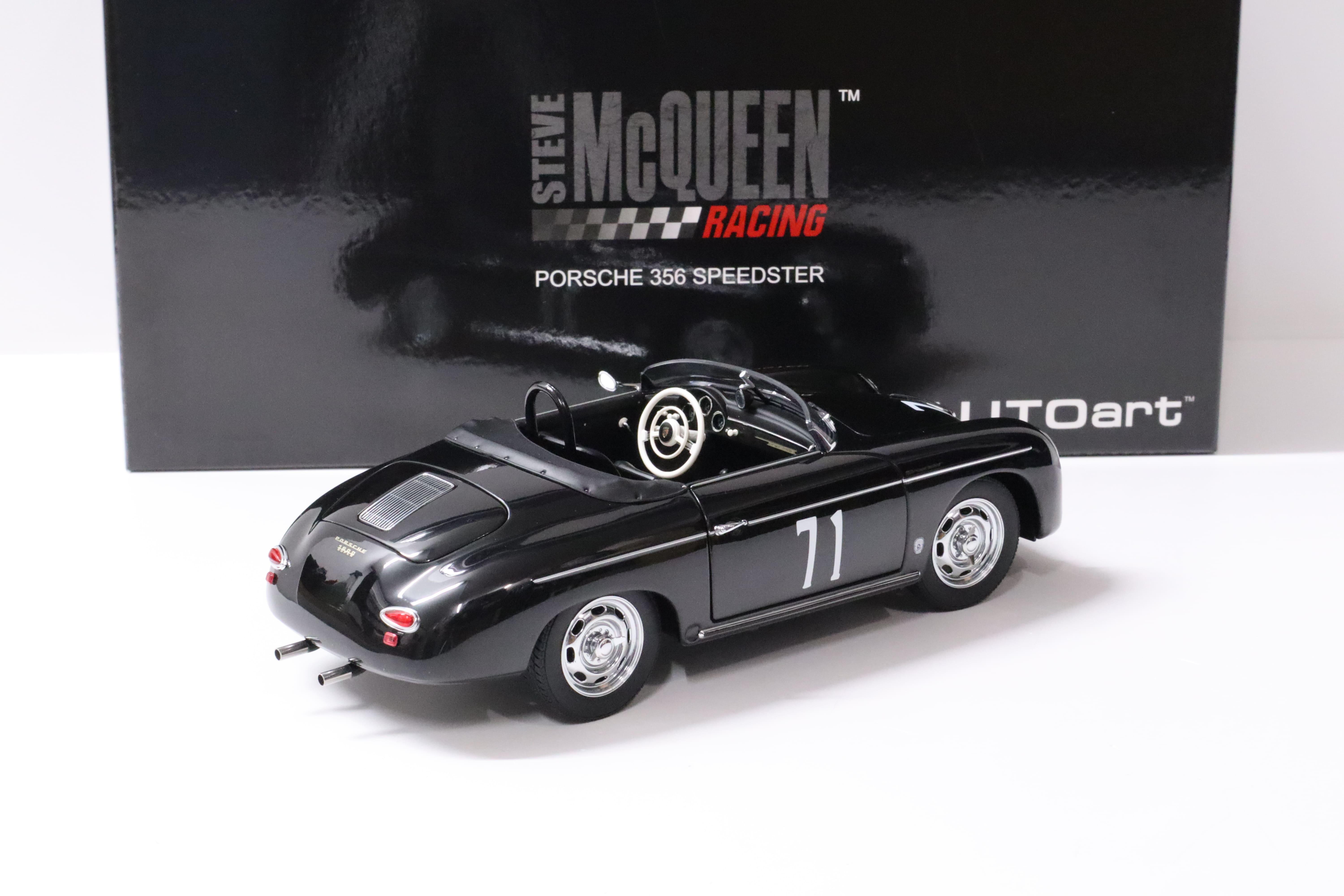 1:18 AUTOart Porsche 356 Speedster Steve McQueen Version #71 black