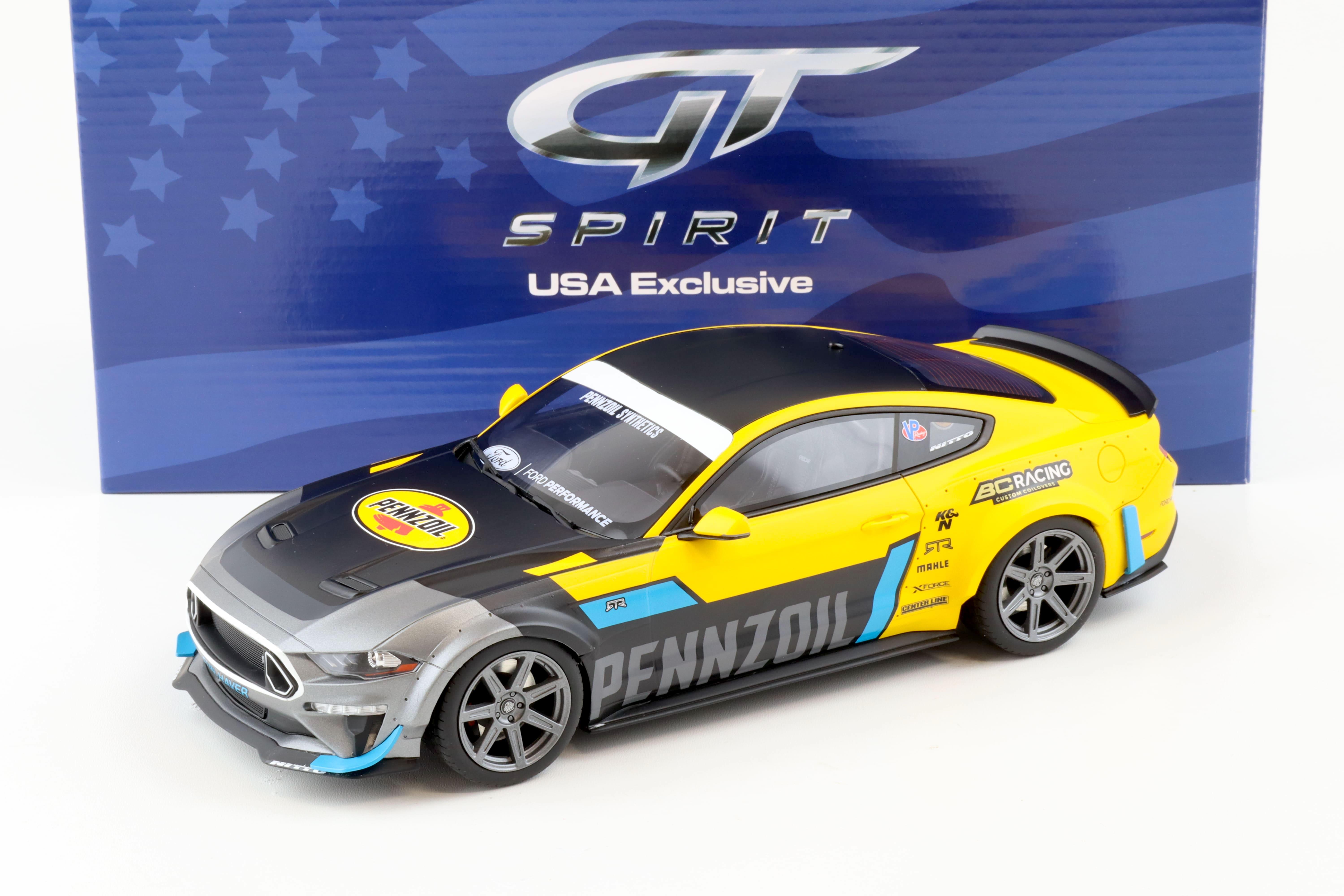 1:18 GT Spirit ACME US056 Ford Mustang RTR Spec 5 Widebody Pennzoil 2021
