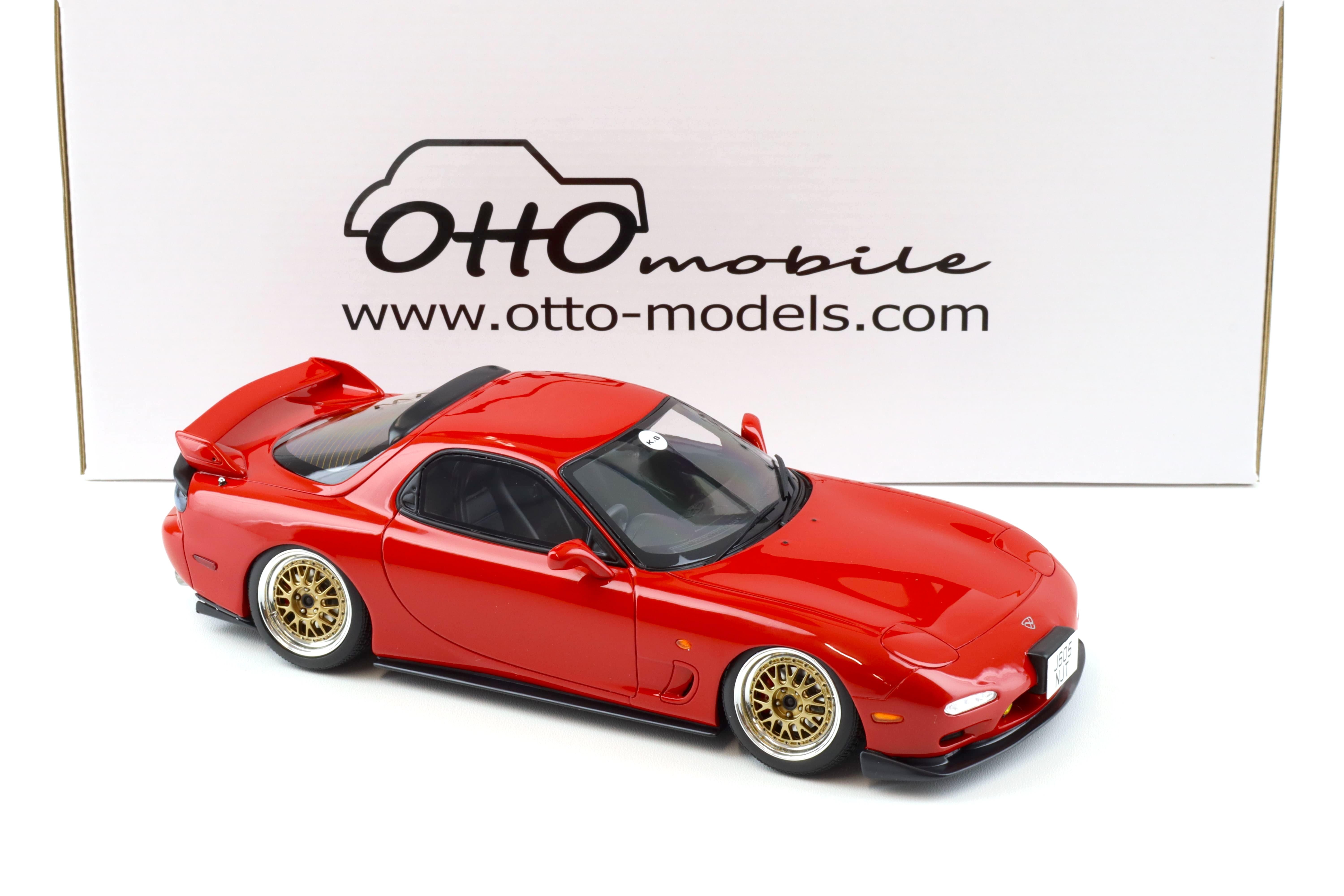 1:18 OTTO mobile OT1062 Mazda RX7 Khyzyl Saleem Tuners red 2020 