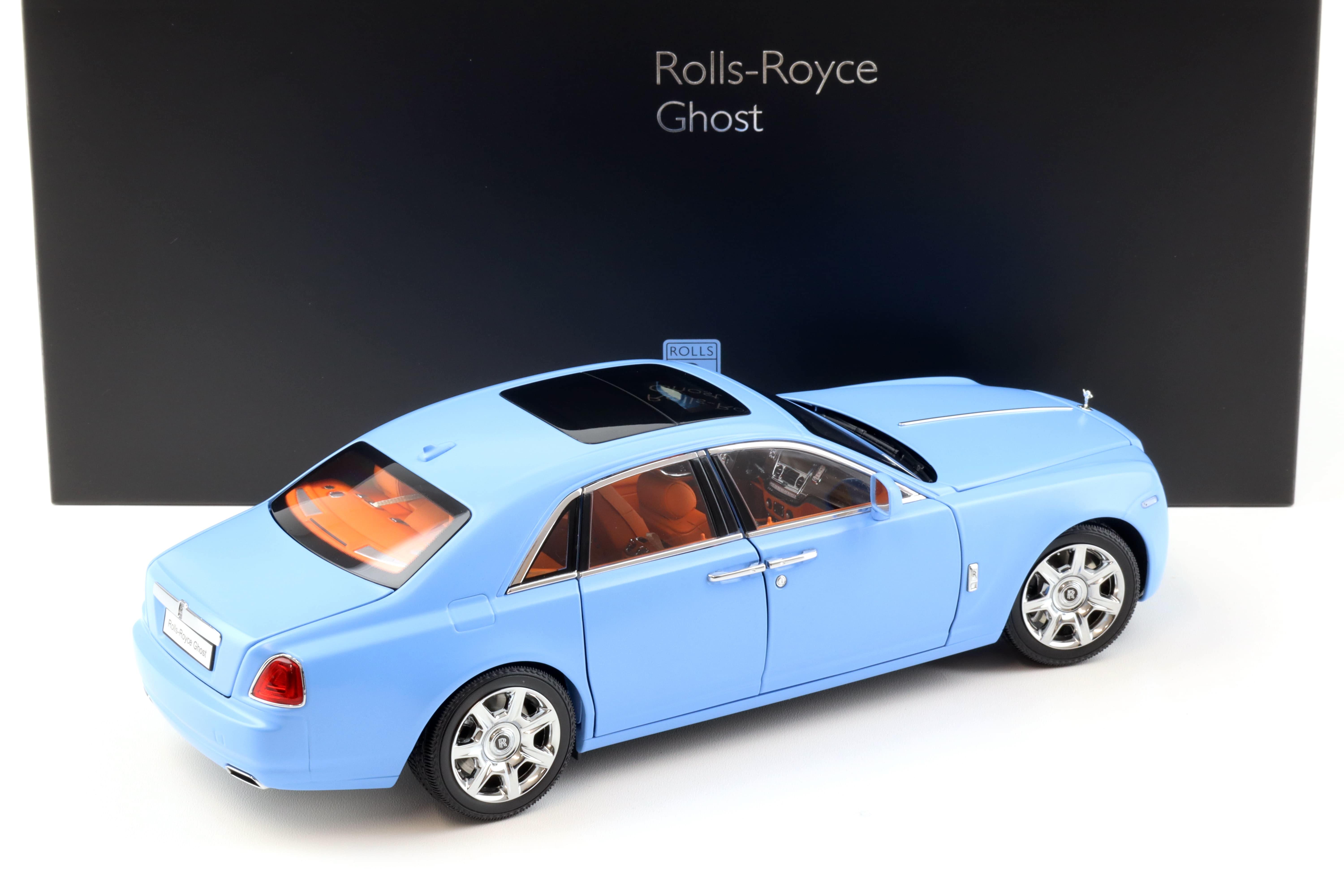 1:18 Kyosho Rolls Royce Ghost 2009 light blue matt KS08802LB