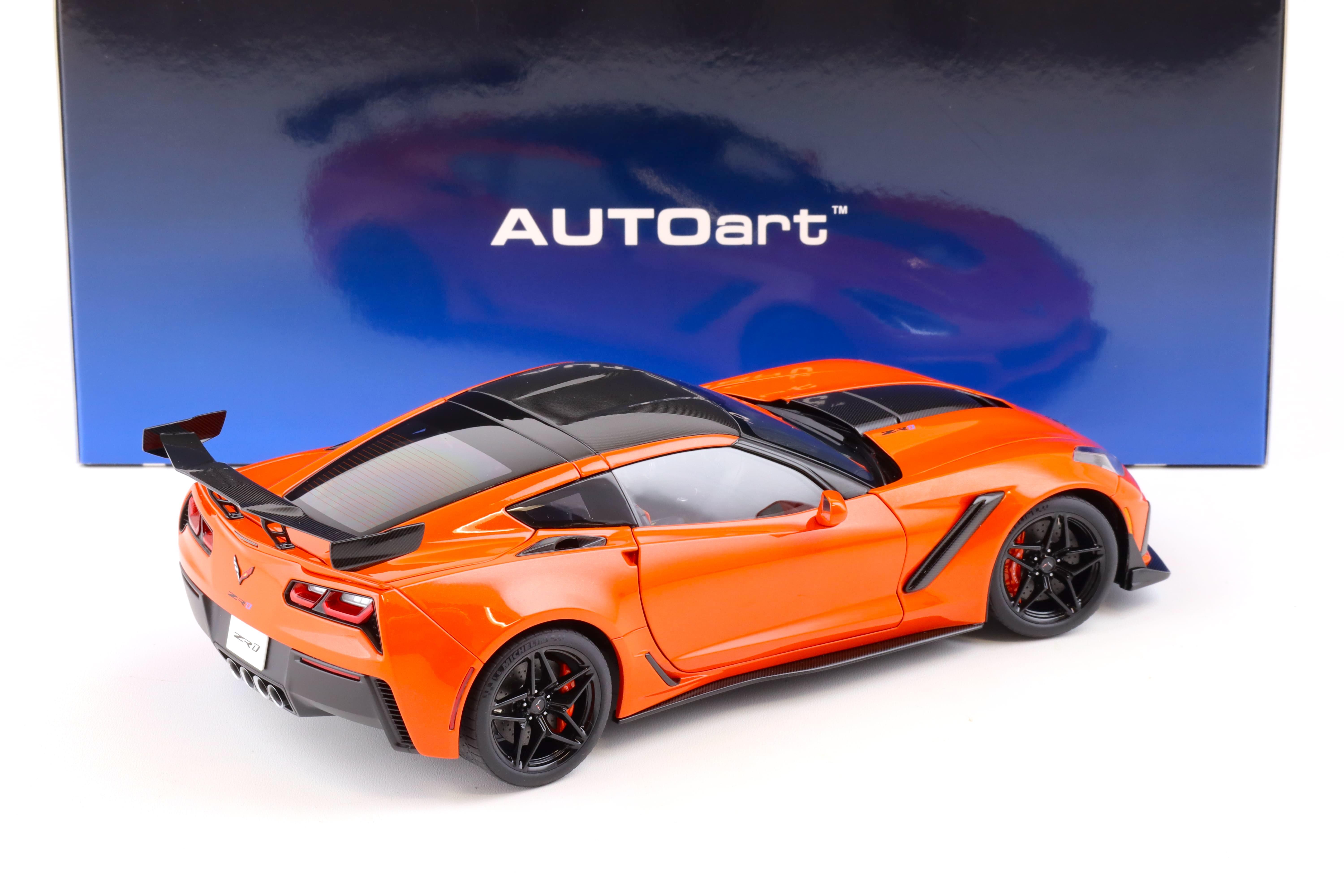 1:18 AUTOart Chevrolet Corvette C7 ZR1 Coupe 2019 Sebring orange tintcoat