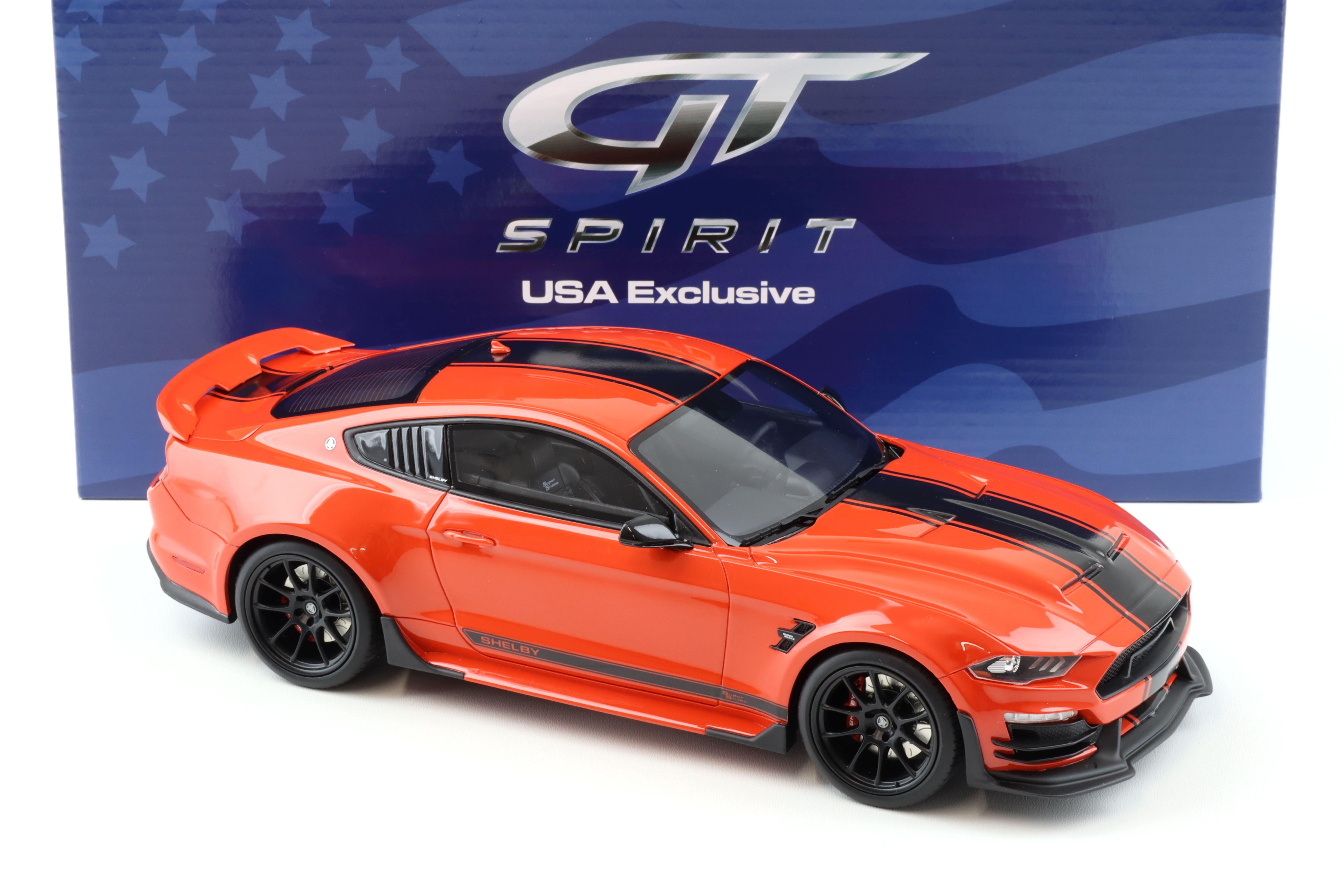 1:18 GT Spirit ACME US058 Shelby Super Snake Coupe 2021 Code orange/ black stripe