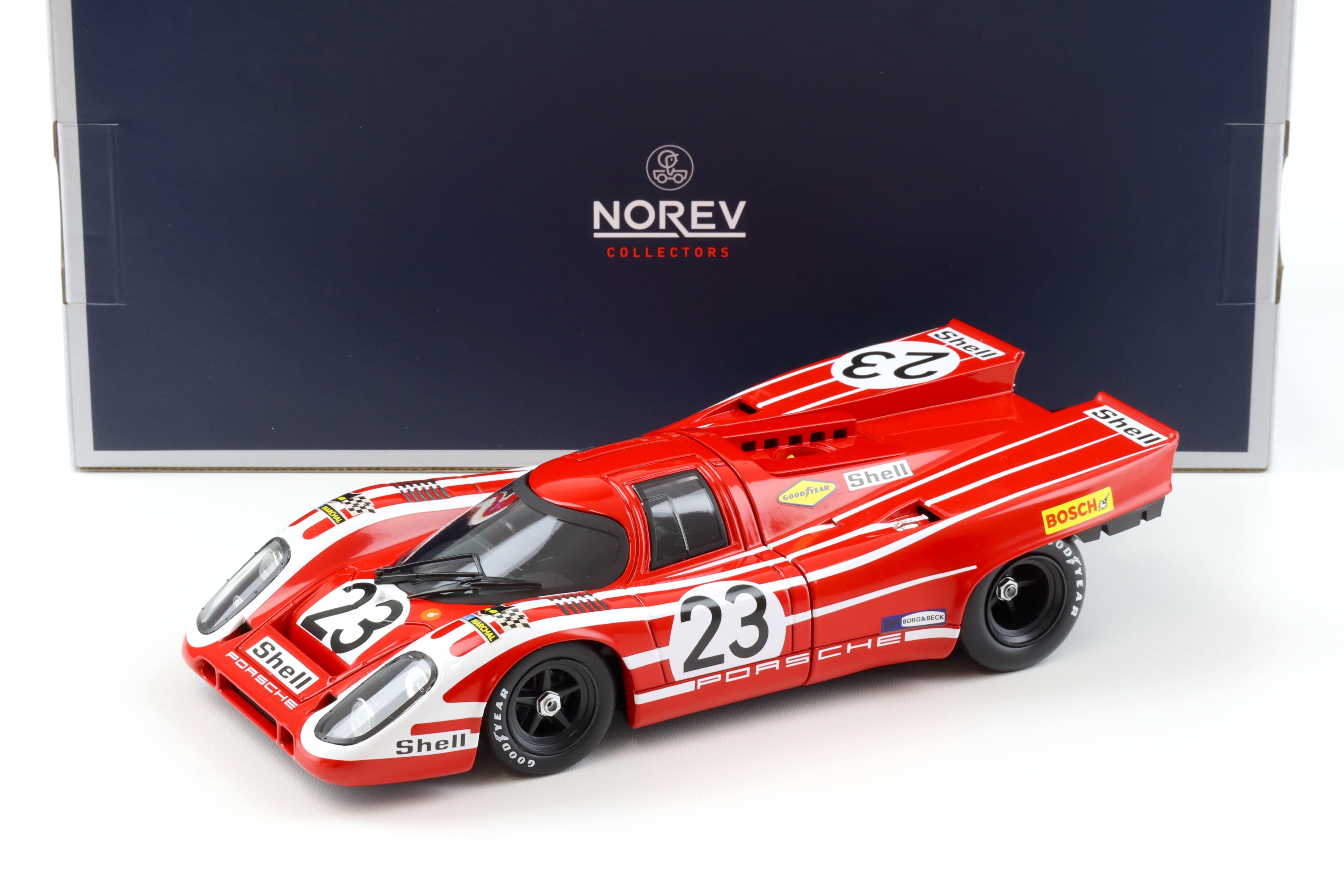 1:18 Norev Porsche 917K Winner 24h France 1970 Herrmann/ Attwood #23 Shell