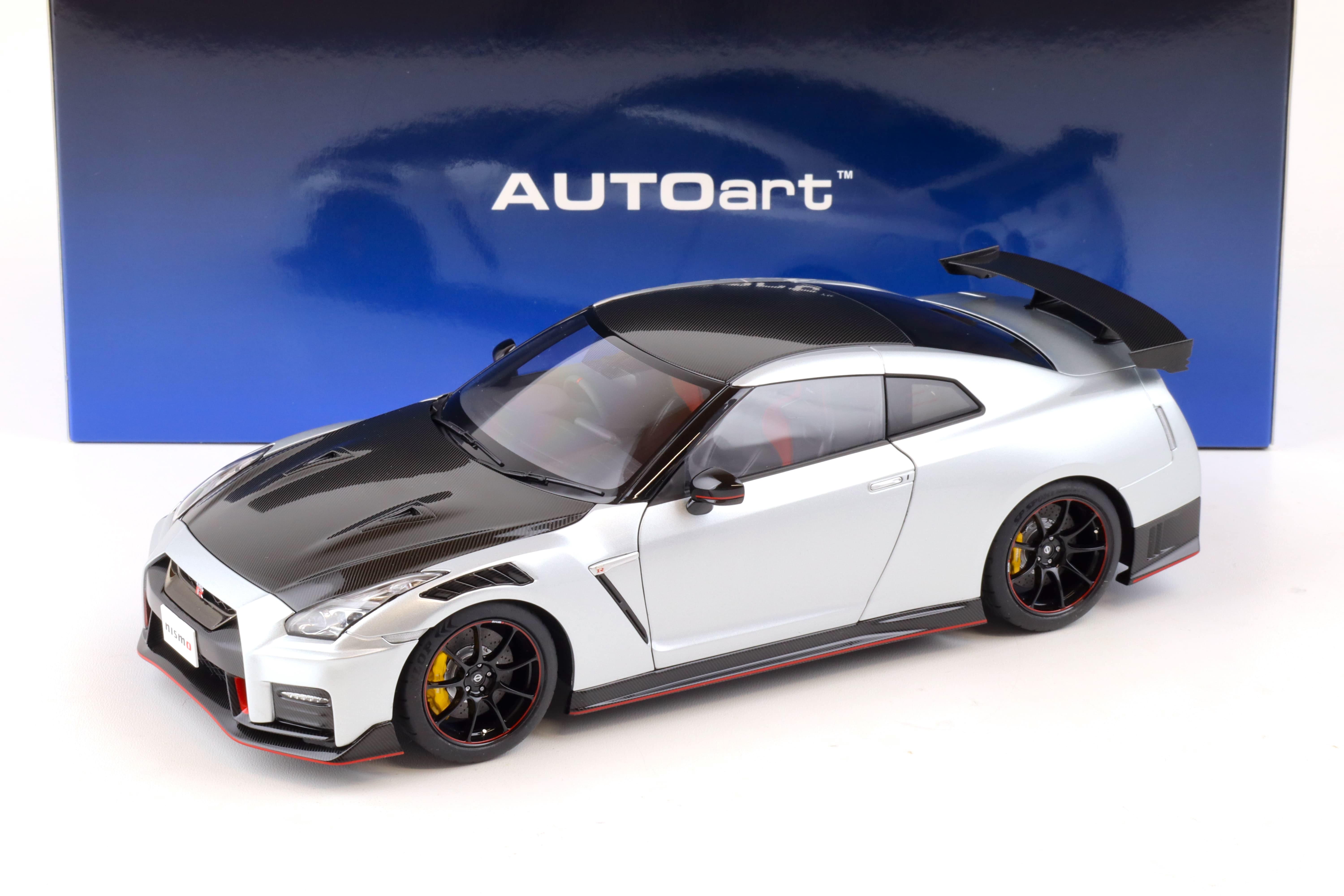 1 18 AUTOart Nissan GT R R35 Nismo Special Edition 2022 Ultimate metal silver 77503