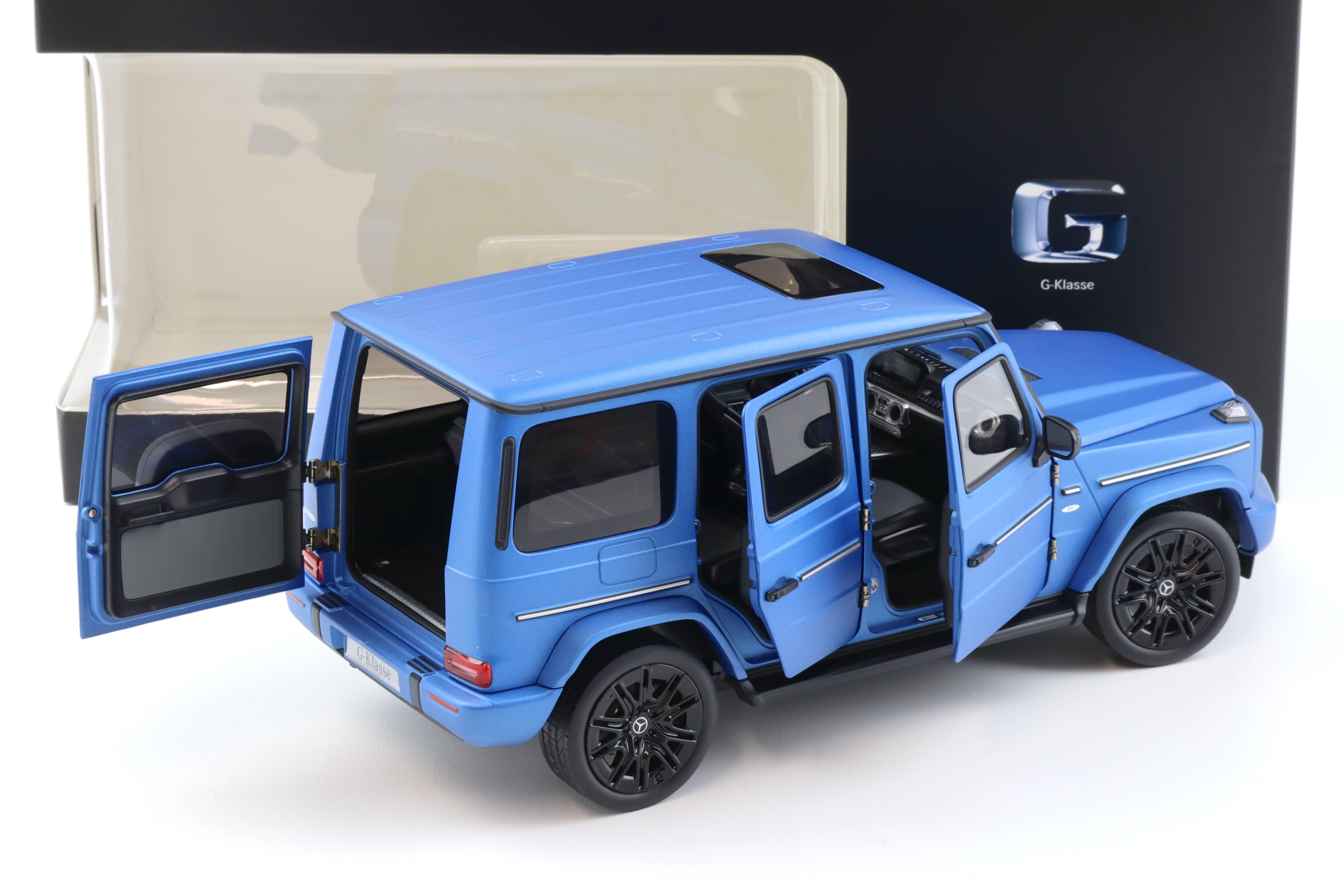 1:18 Norev Mercedes G-Klasse G580 EQG M465 south seas blue 2024 DEALER VERSION