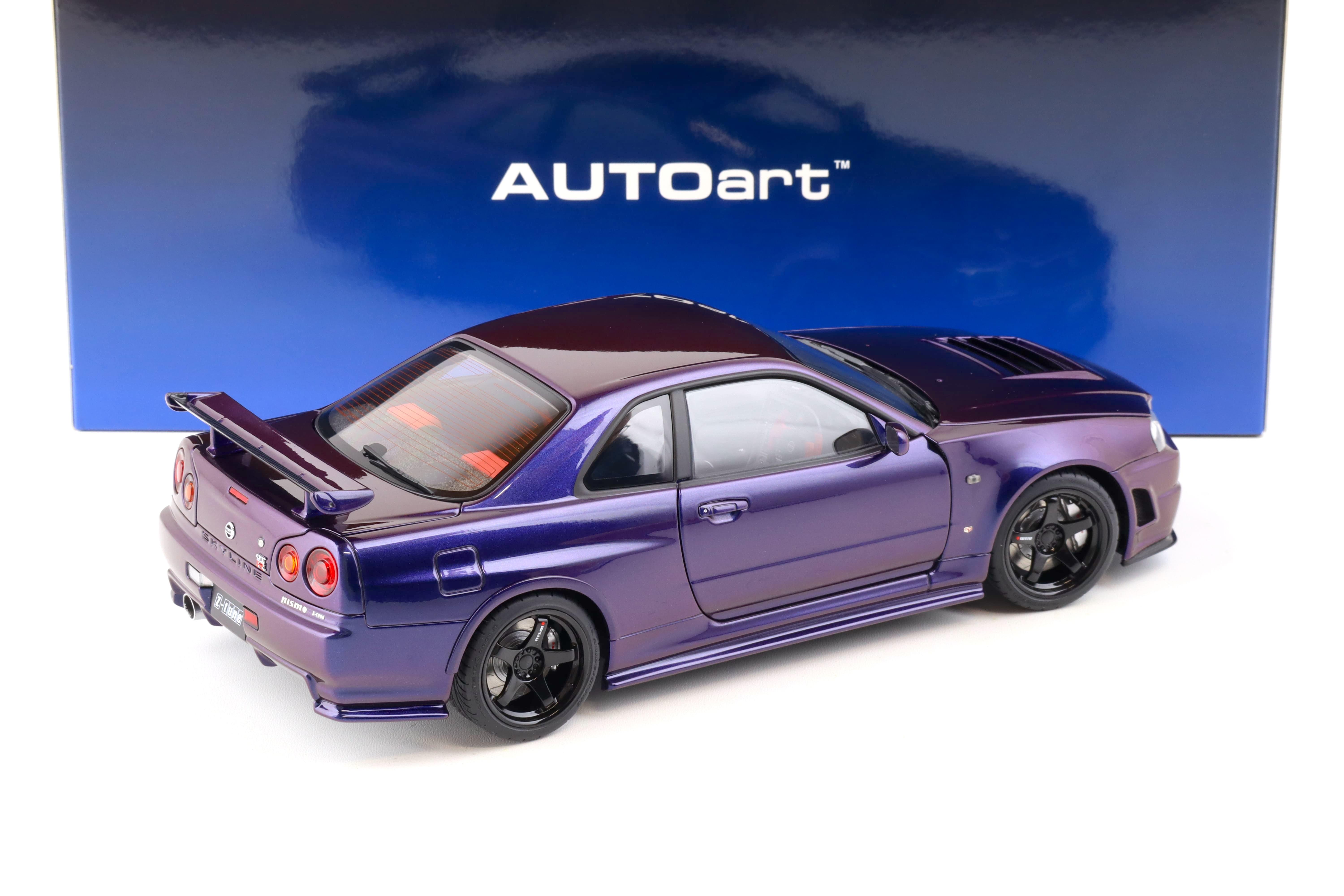 Autoart 1 18 nissan skyline r34 online