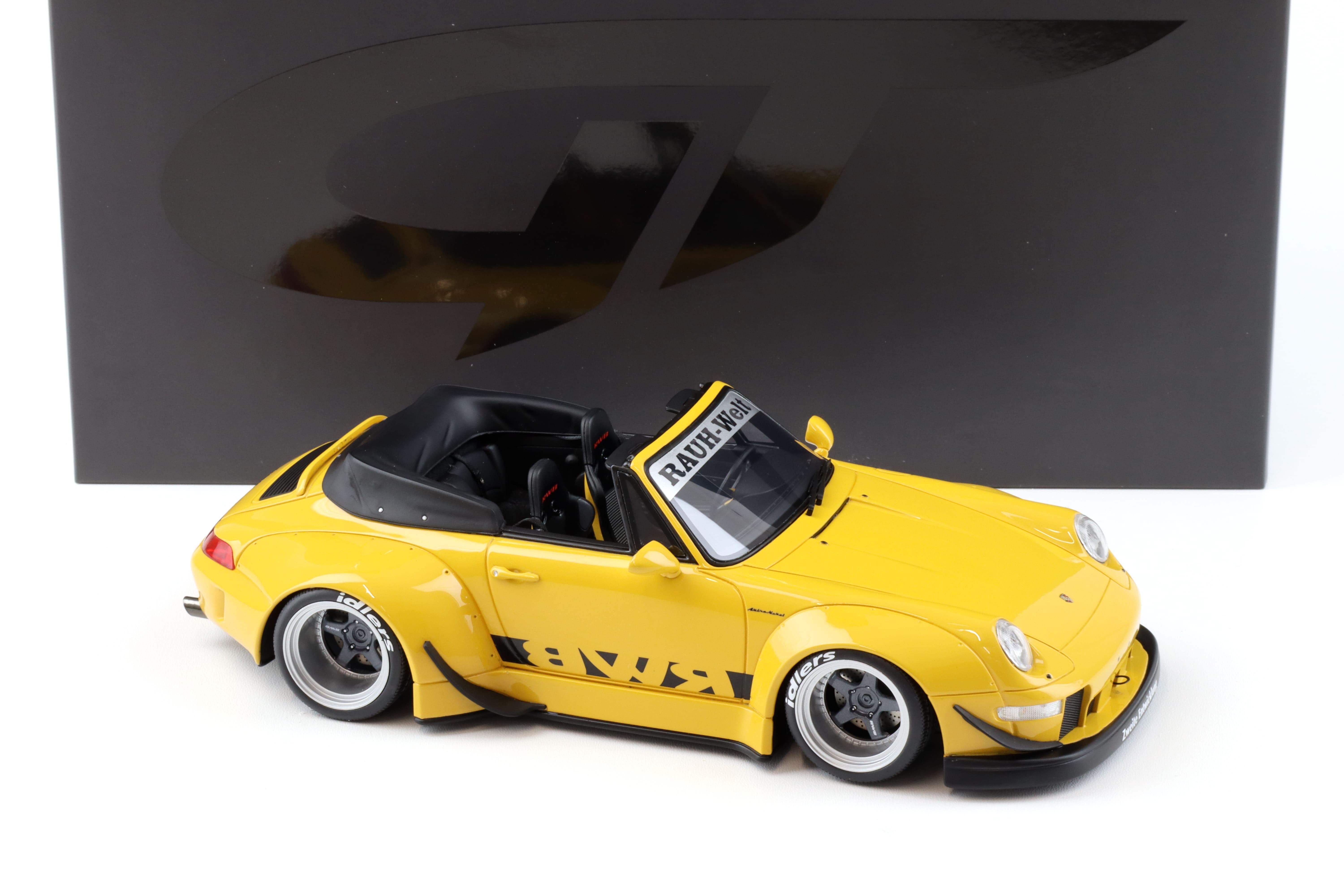 1:18 GT Spirit GT450 Porsche 911 (993) RWB Bodykit NOHRA RAUH-WELT yellow 2023