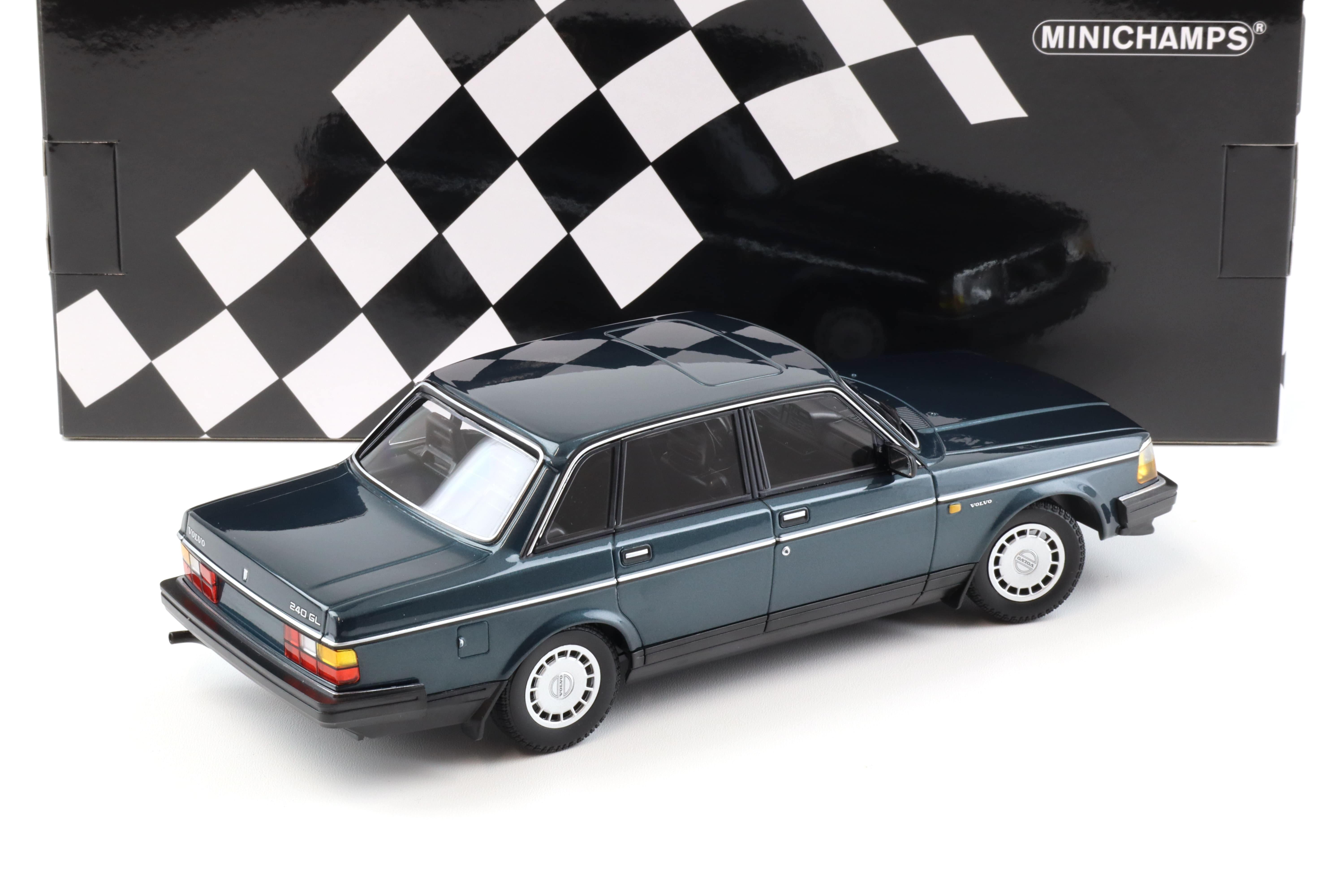 1:18 Minichamps Volvo 240 GL Limousine 1986 petrol metallic