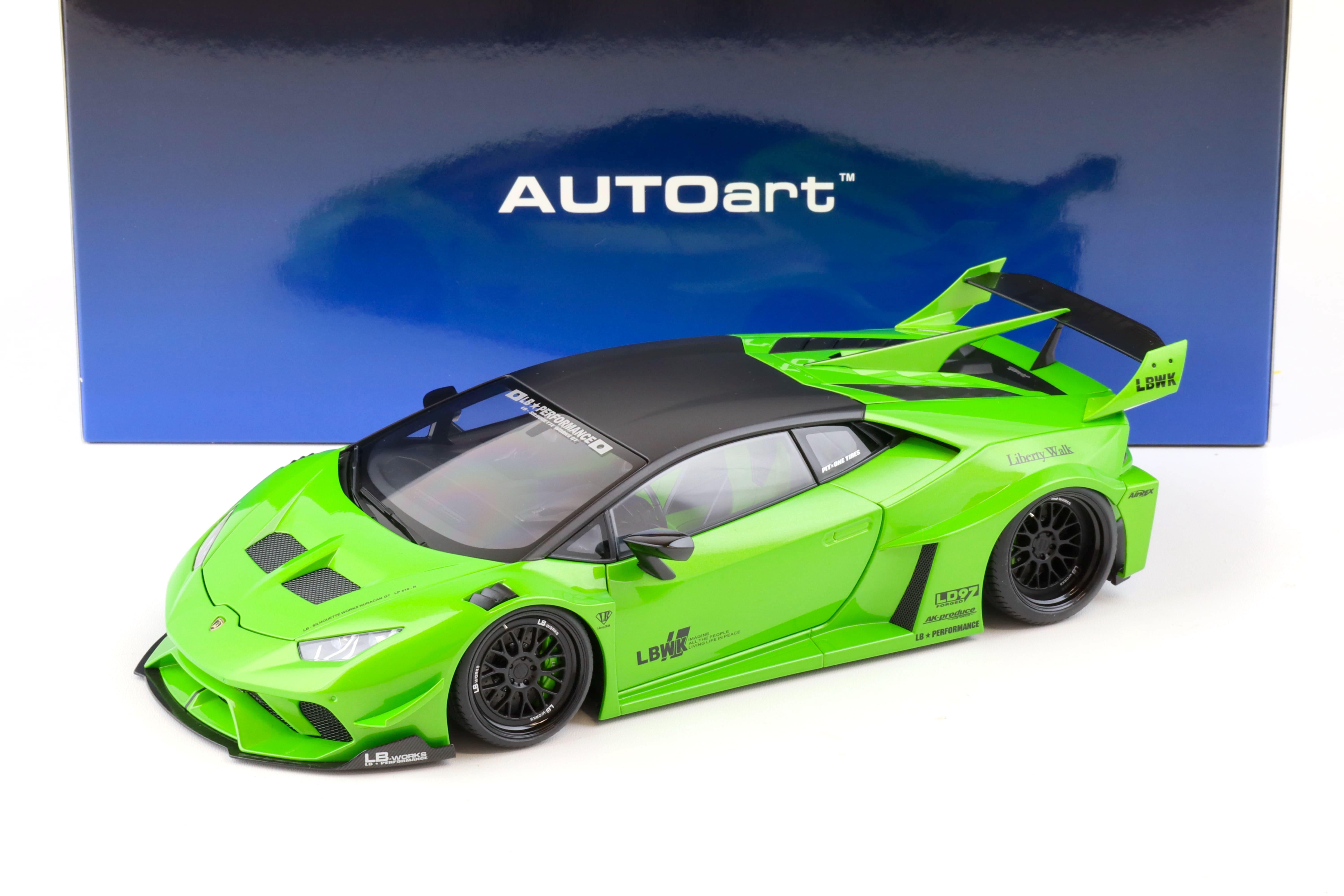 1:18 AUTOart Lamborghini Huracan GT LB-SILHOUETTE Works 2019 pearl green