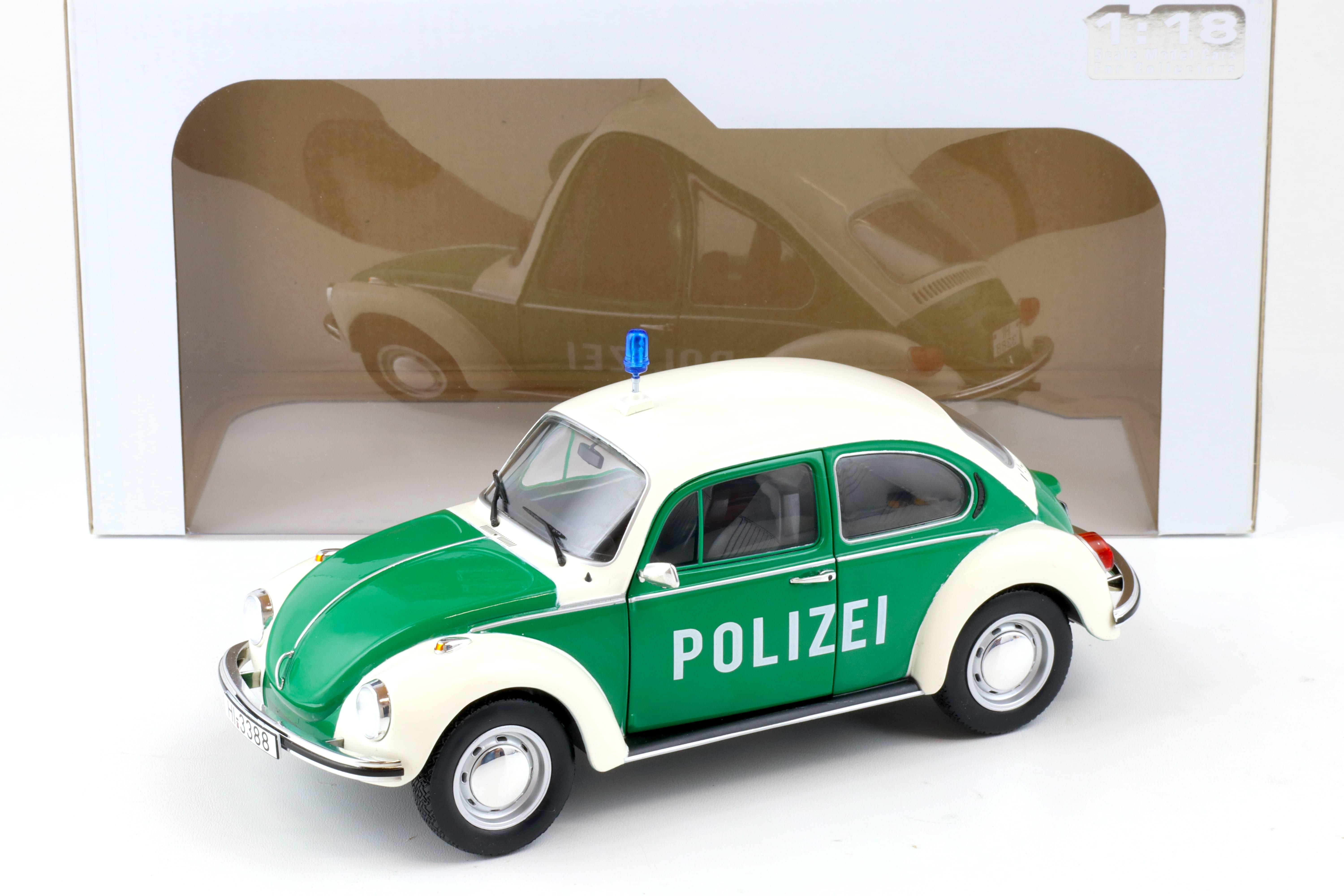 1:18 Solido VW Käfer Beetle Polizei green/ white S1800504