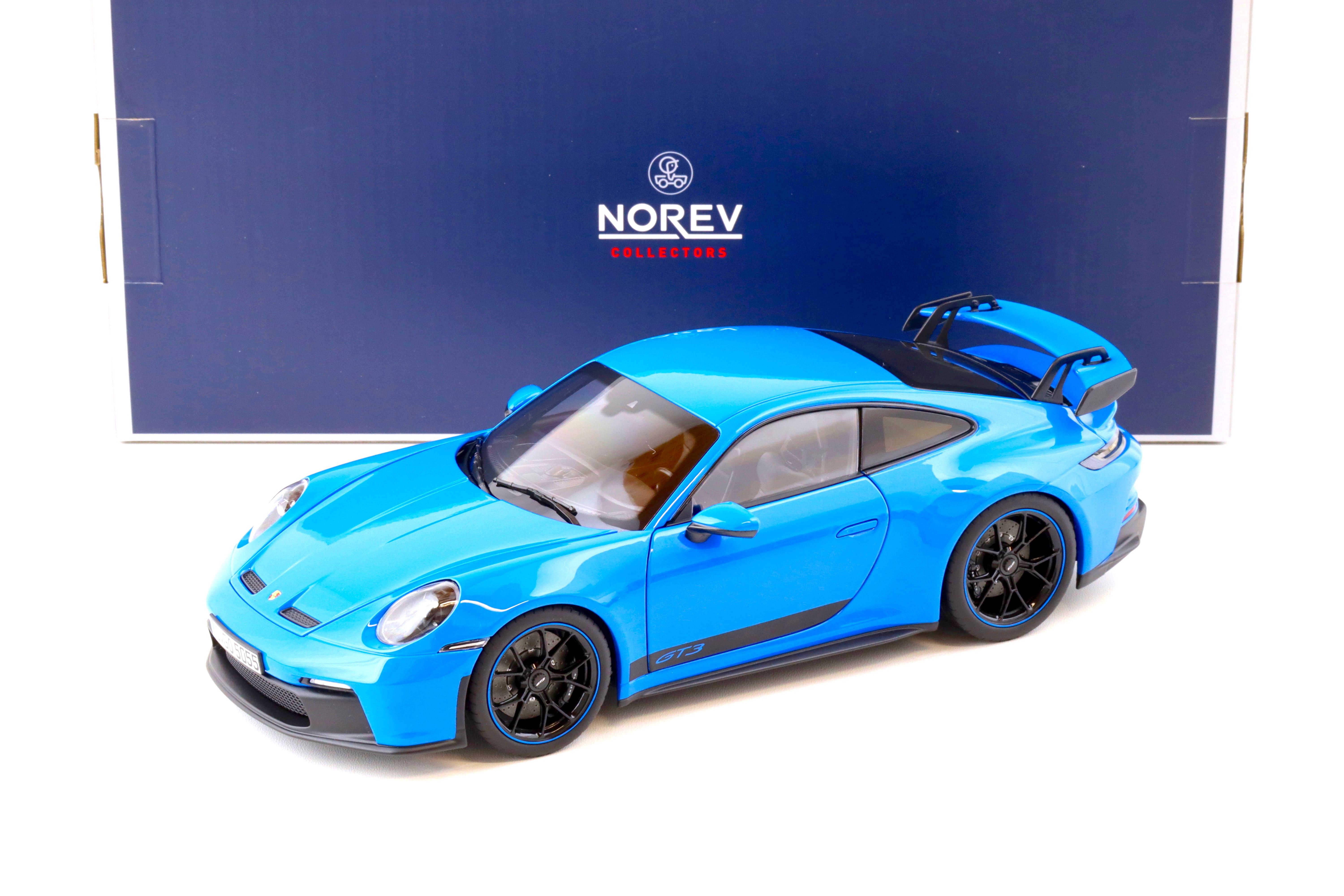 1:18 Norev Porsche 911 (992) GT3 Coupe Shark blue 2021 - Limited 504 pcs.