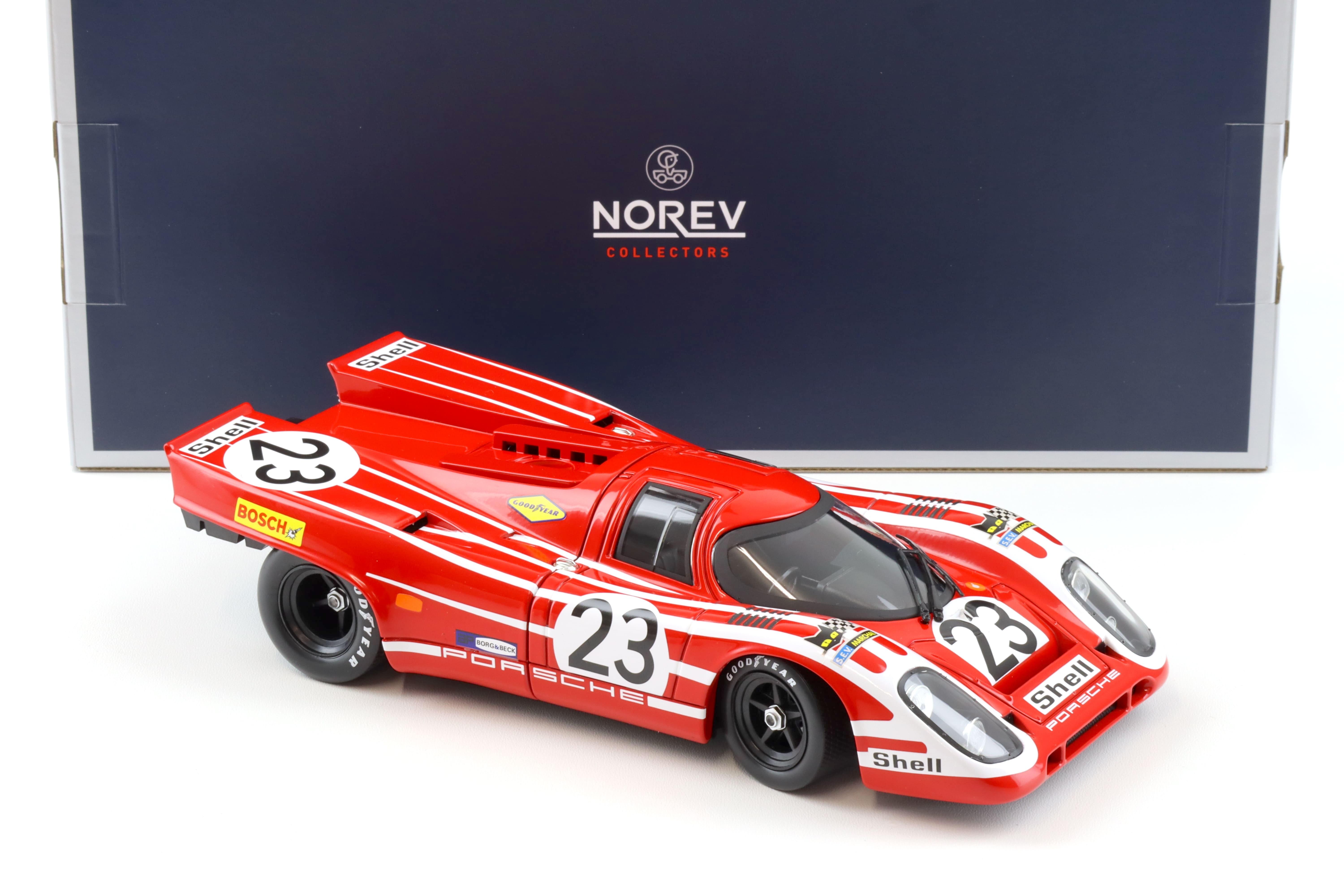 1:18 Norev Porsche 917K Winner 24h France 1970 Herrmann/ Attwood #23 Shell