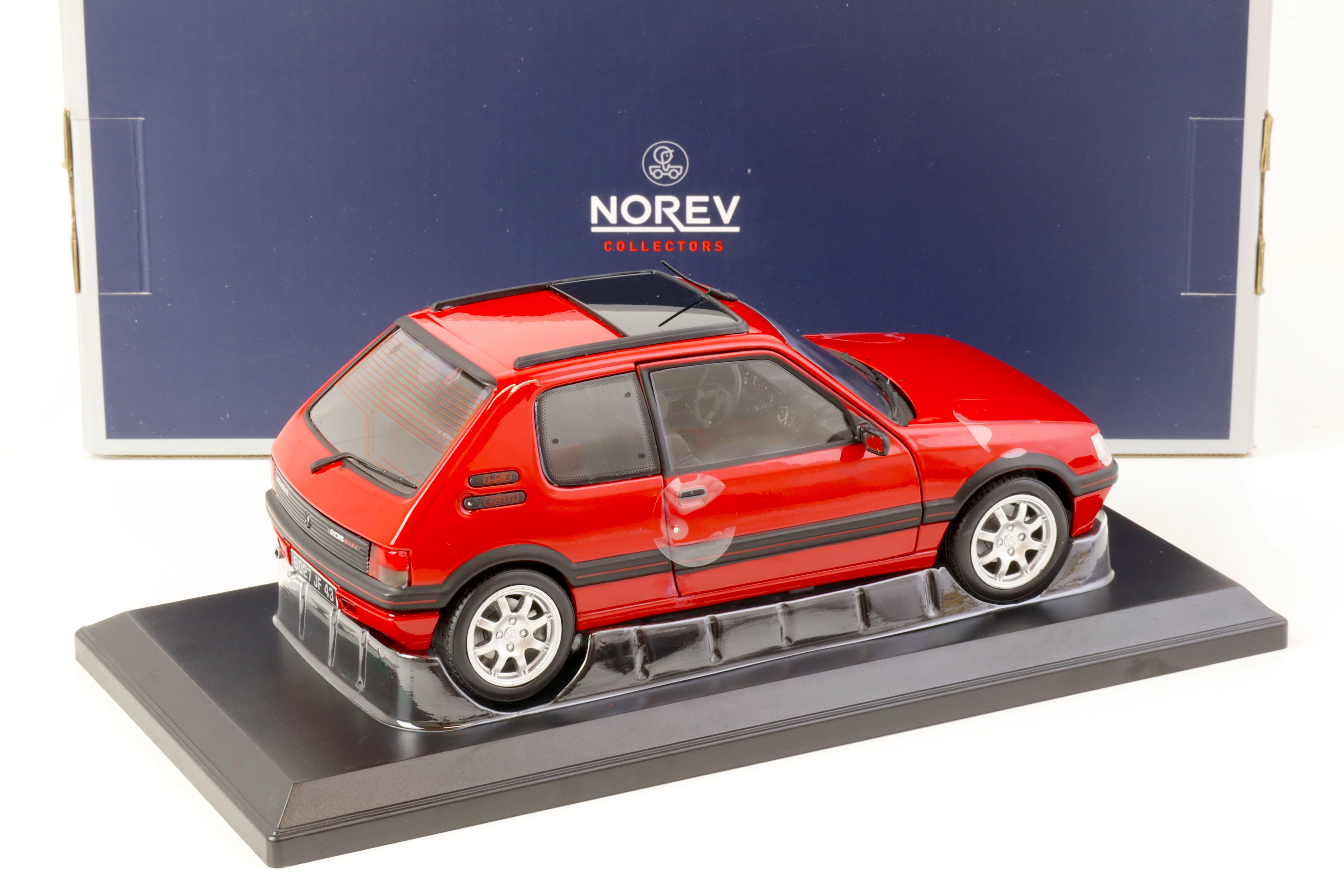 1:18 Norev Peugeot 205 GTI 1.9 PTS Rims 1991 red 184848