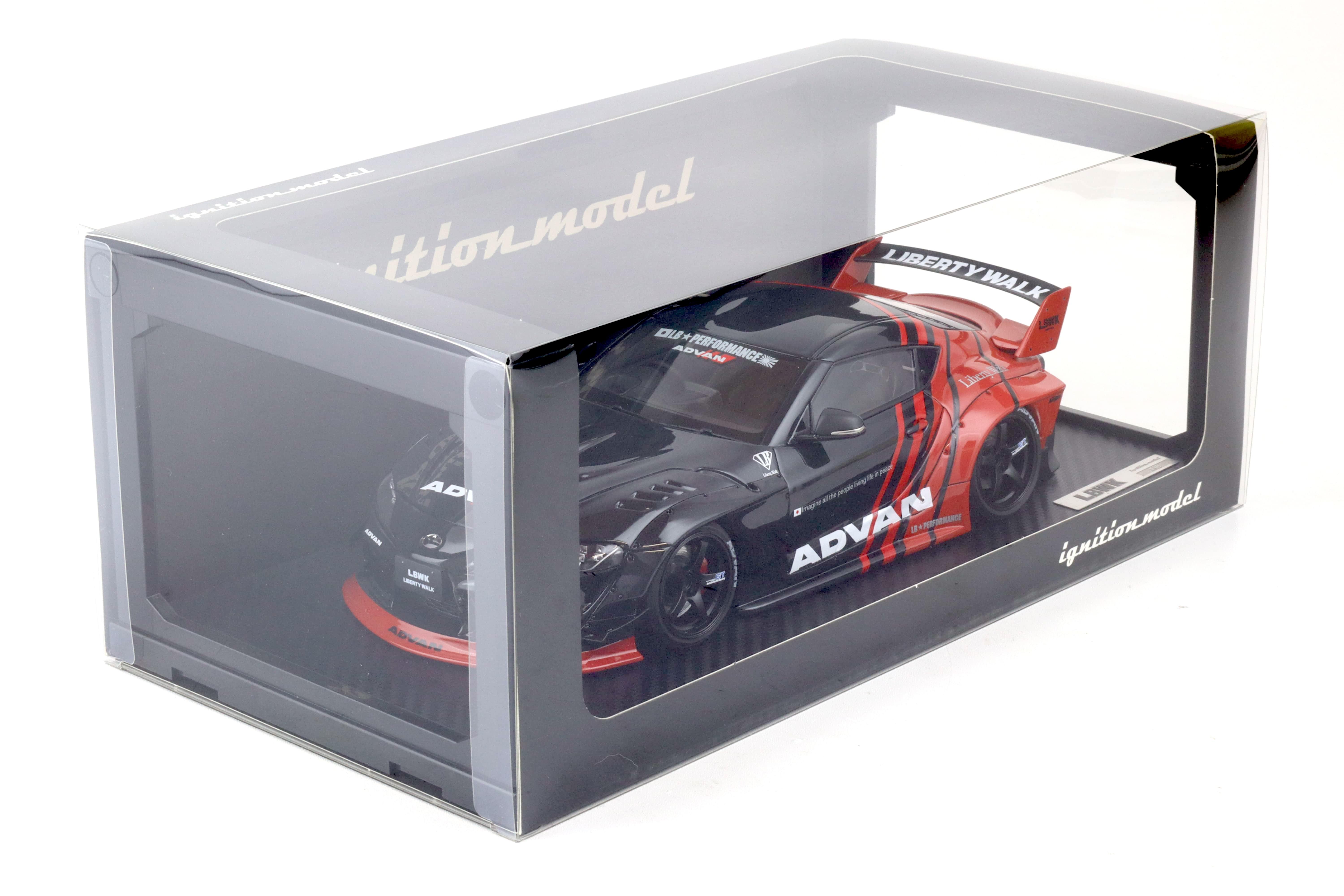 1:18 Ignition Model IG2650 LB-WORKS Toyota Supra (A90) ADVAN red/ black