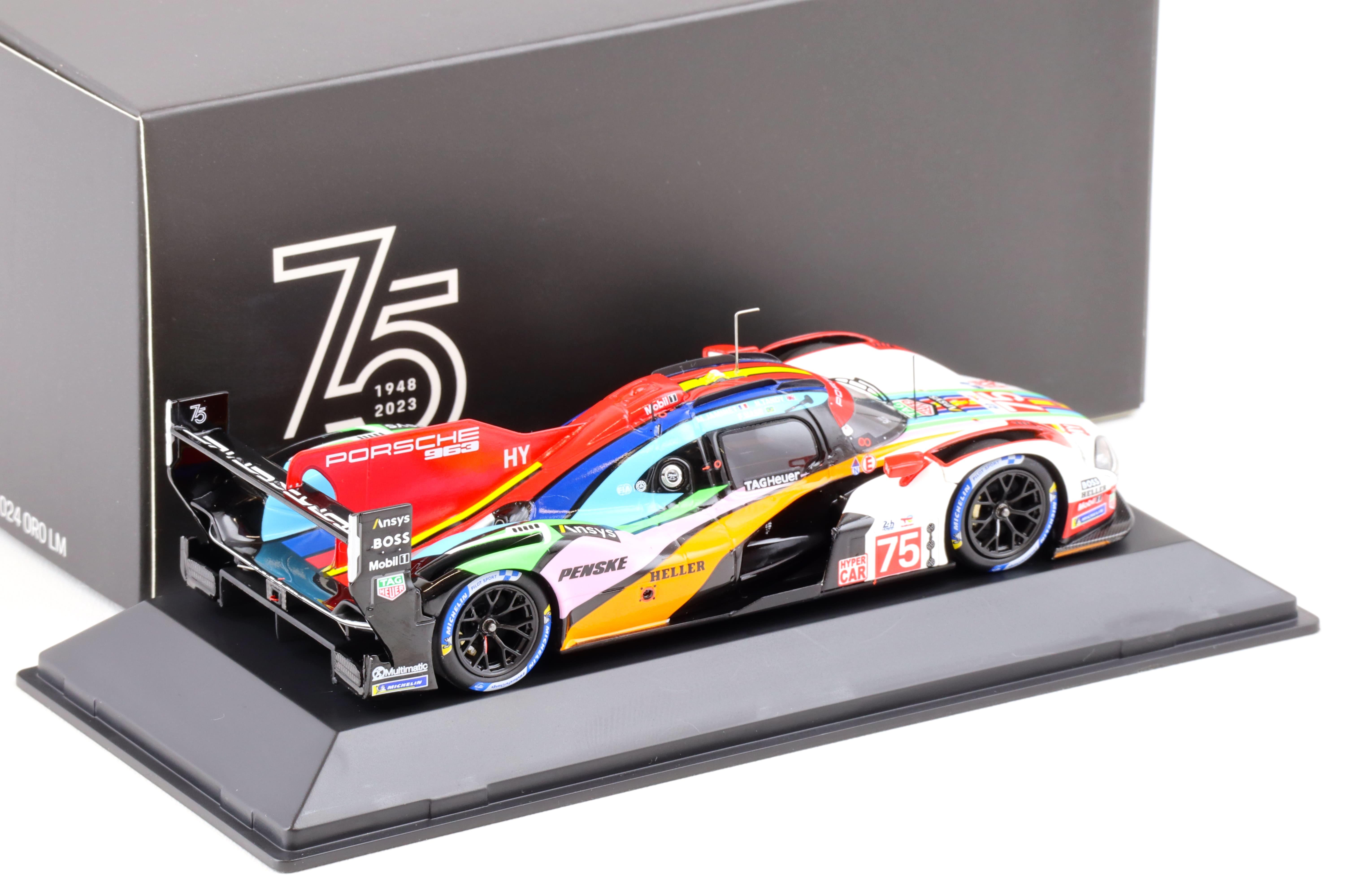1:43 Spark Porsche 963 - 24h Le Mans 2023 Tandy/Jaminet/Nasr 75 Jahre WAP DEALER