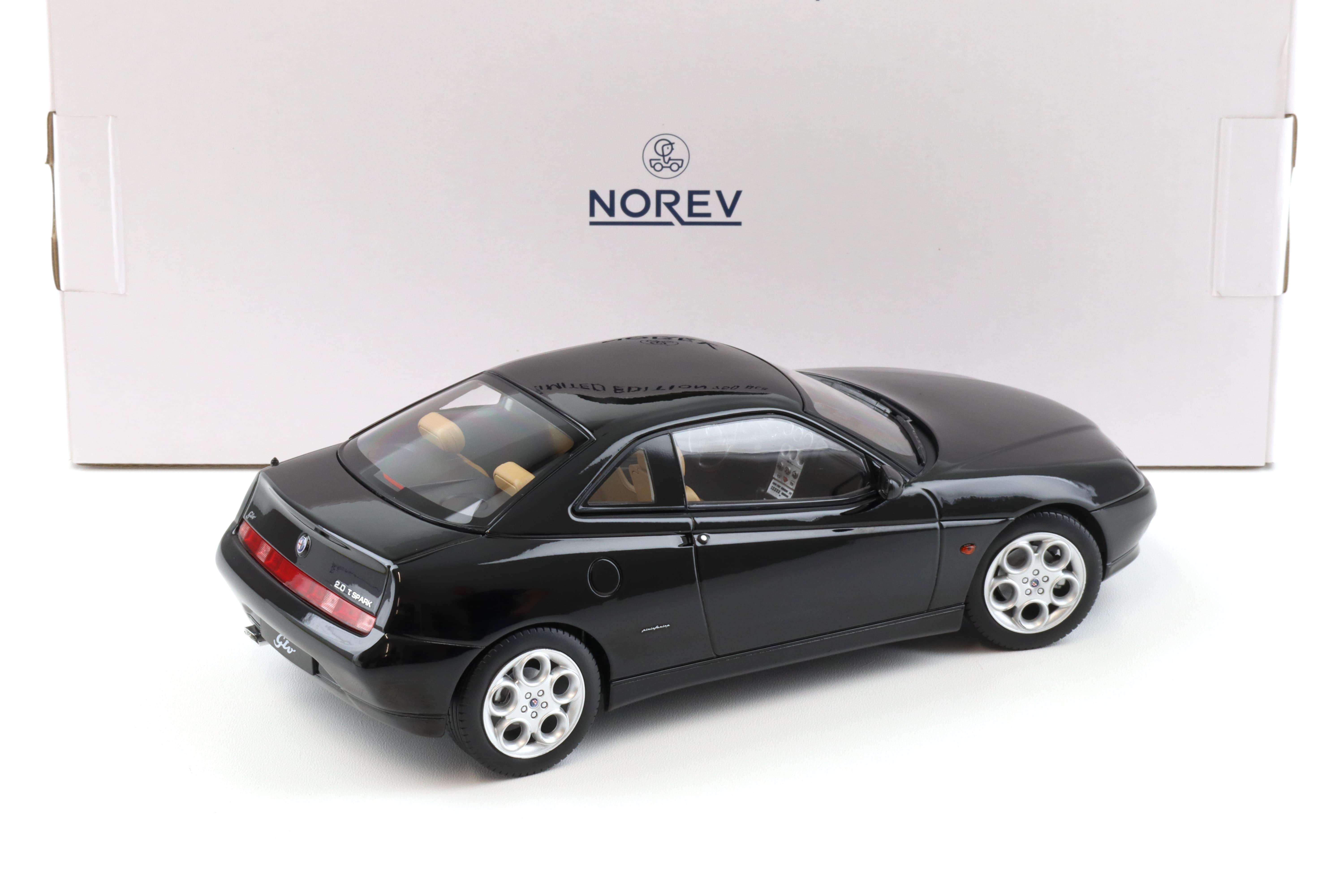 1:18 Norev Alfa Romeo GTV Coupe 2.0 T.SPARK 1999 black/ beige interior - Limited 750 pcs.