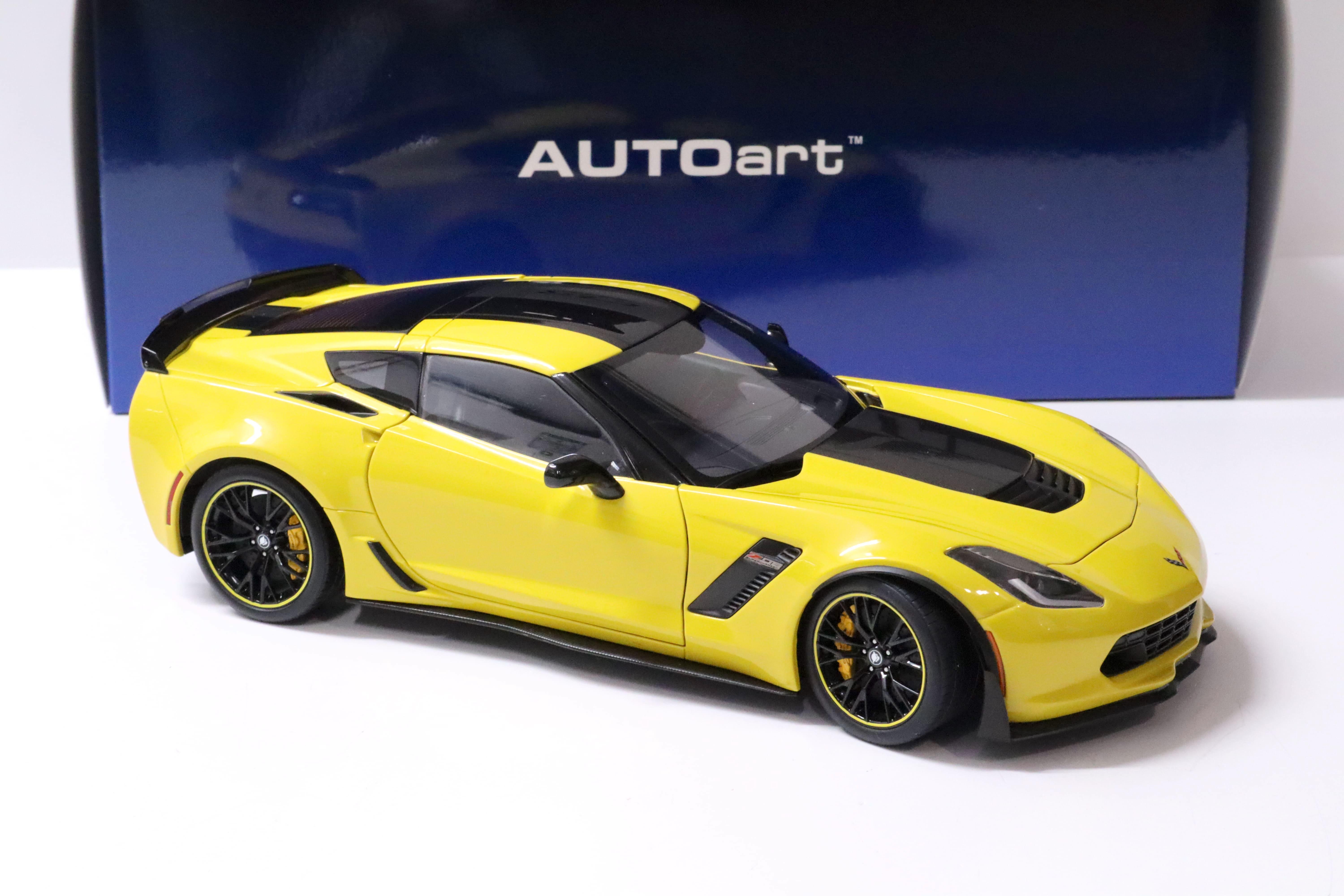 1:18 AUTOart Chevrolet Corvette C7 Z06 C7R Edition Corvette Racing yellow
