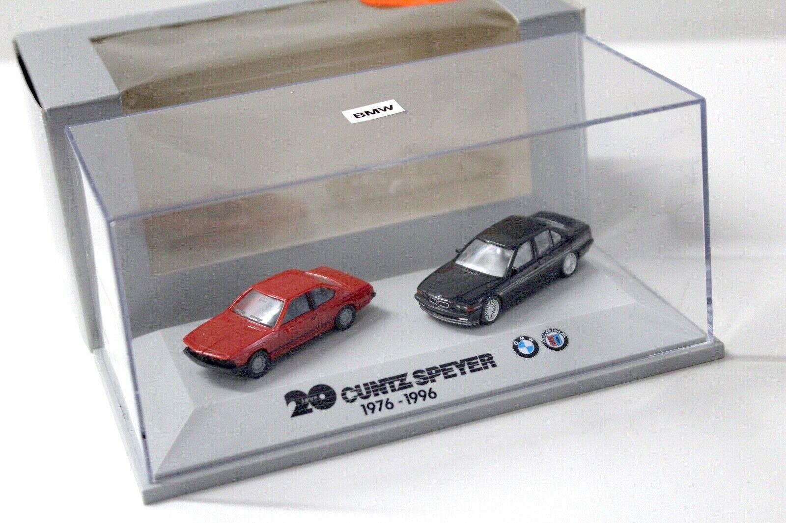 1:87 Herpa 20 Jahre SET BMW Alpina B12 E38 black + 633 CSI red