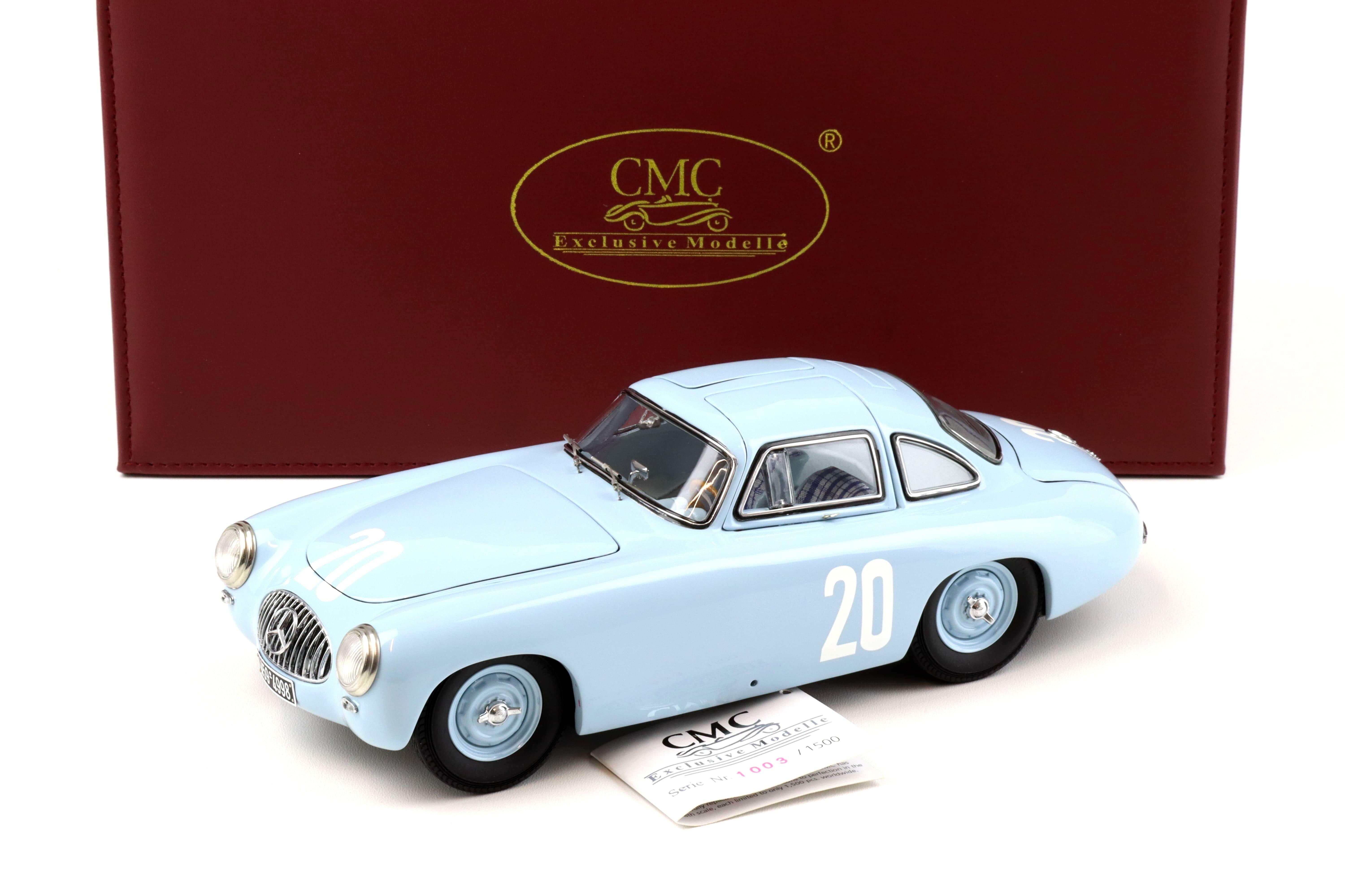 1:18 CMC Mercedes 300SL (W194) #20 Großer Preis von Bern 1952 Hermann Lang M-159