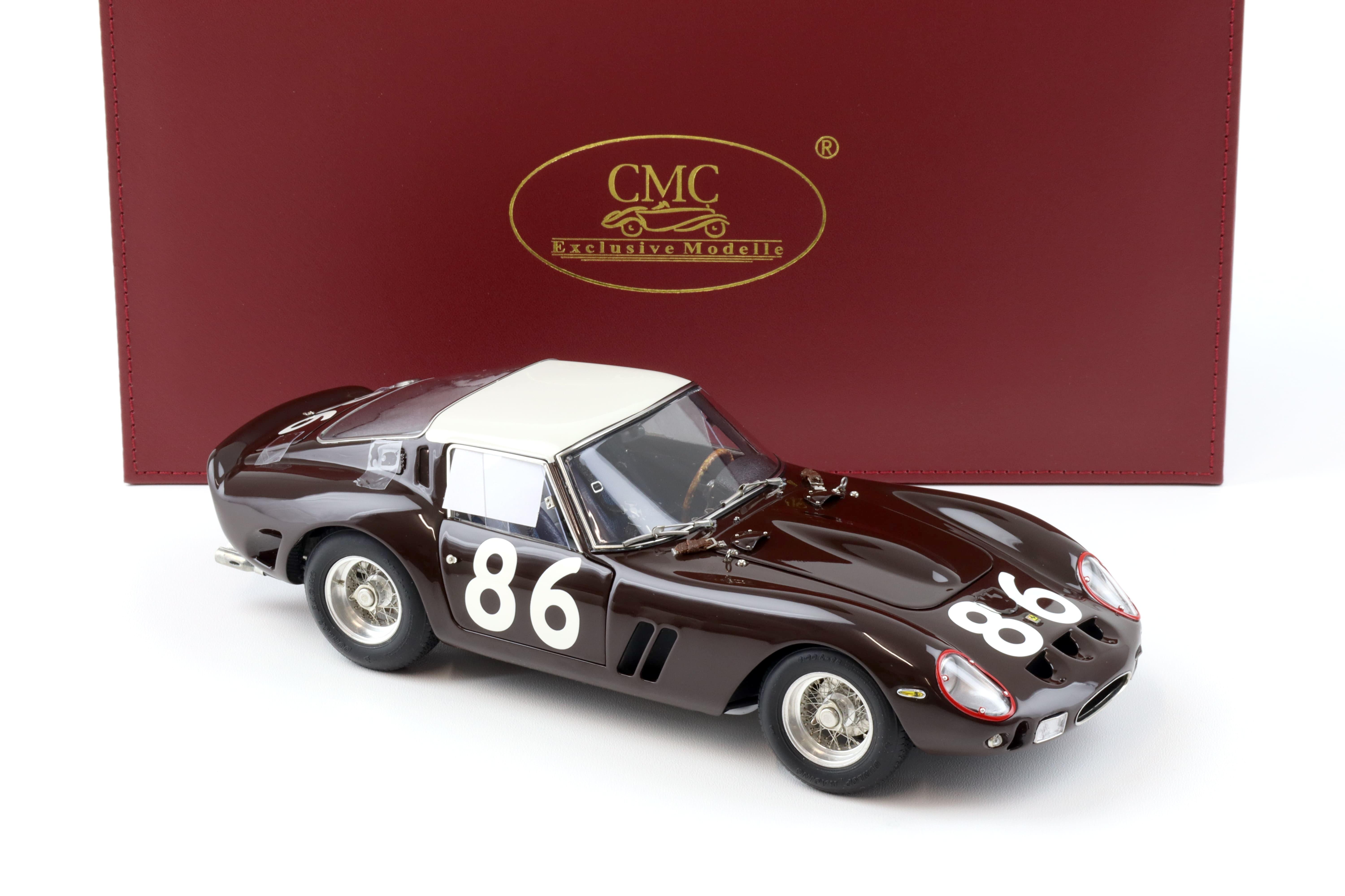 1:18 CMC Ferrari 250 GTO Targa Florio 1962 #86 brown/white M-156