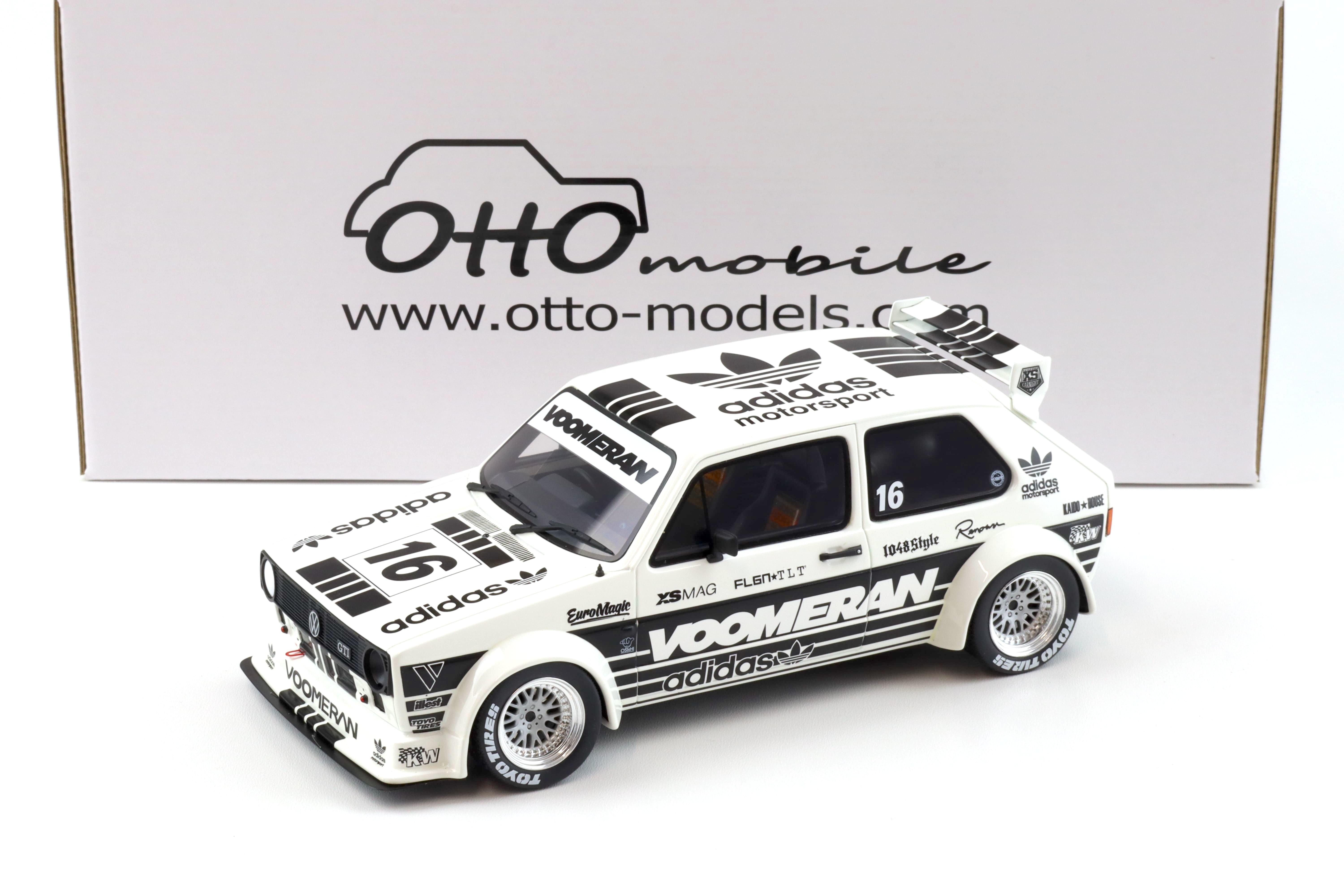 1:18 OTTO mobile OT1061 VW Golf 1 GTI Voomeran Tuners white 