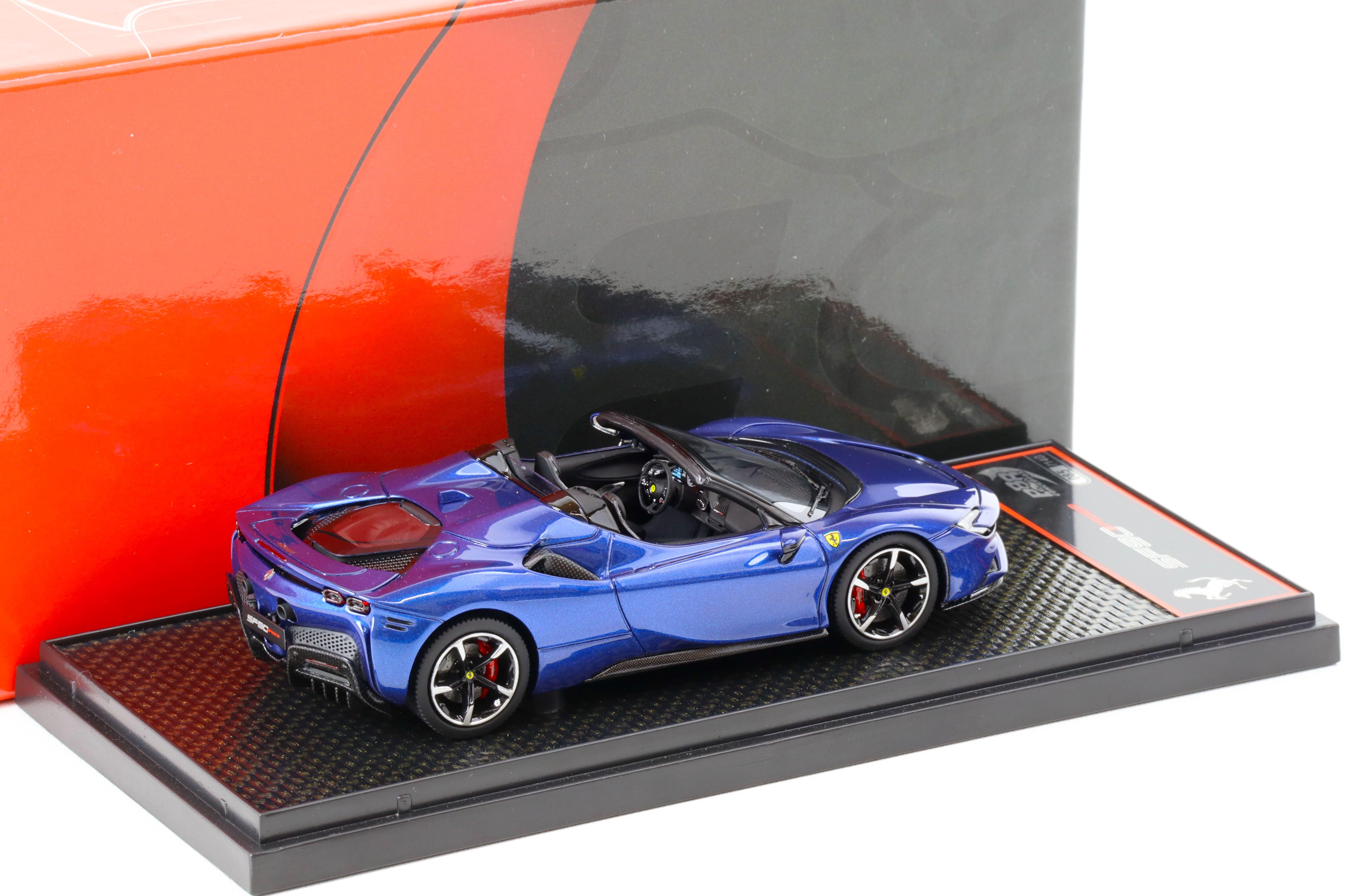 1:43 BBR Ferrari SF90 Spider Blu Elettrico metallic/ blue metallic - Limited 140 pcs.