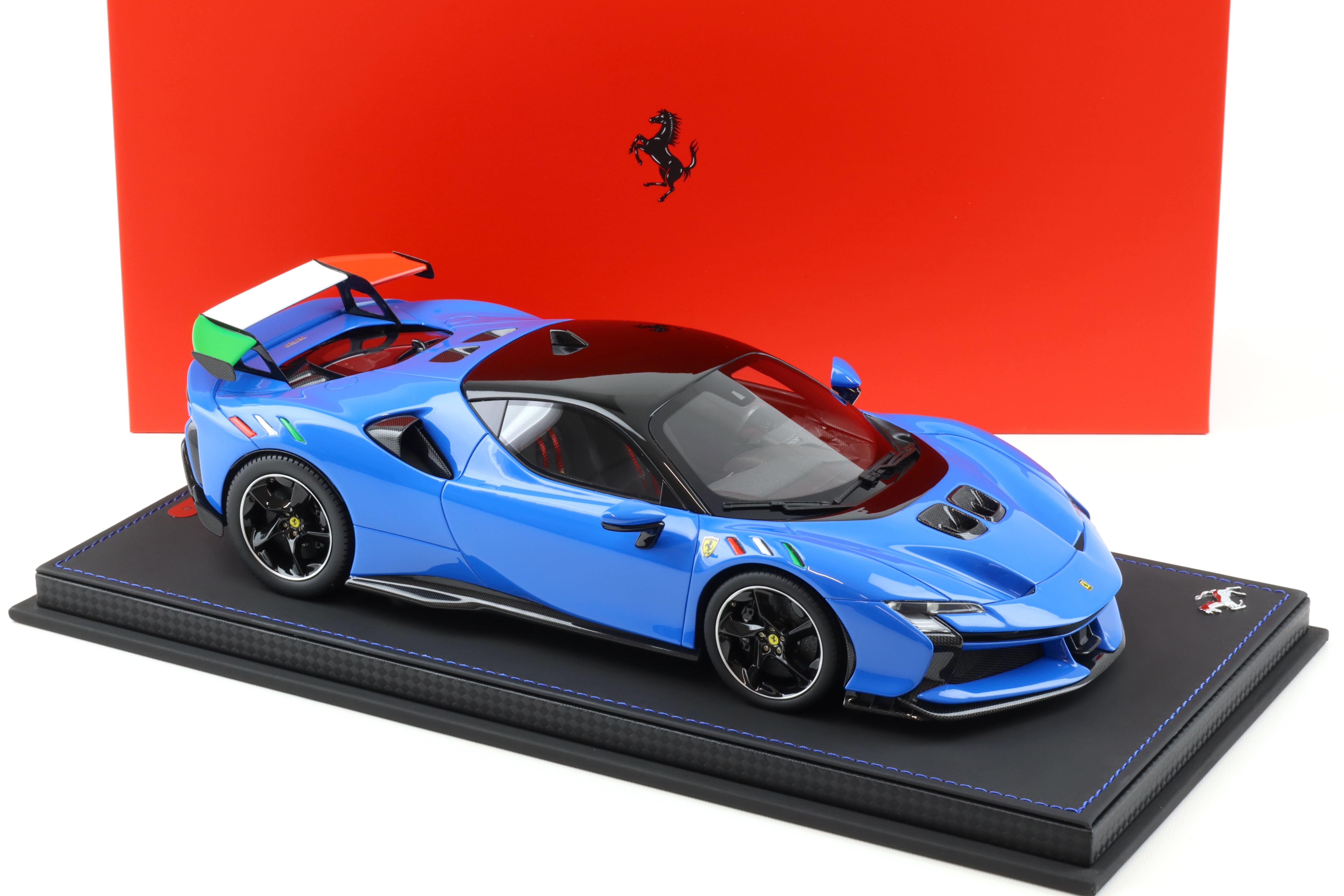 1:18 BBR Ferrari SF90 XX Stradale blue Francia/ black roof/ Italy flag - Limited 50 pcs.