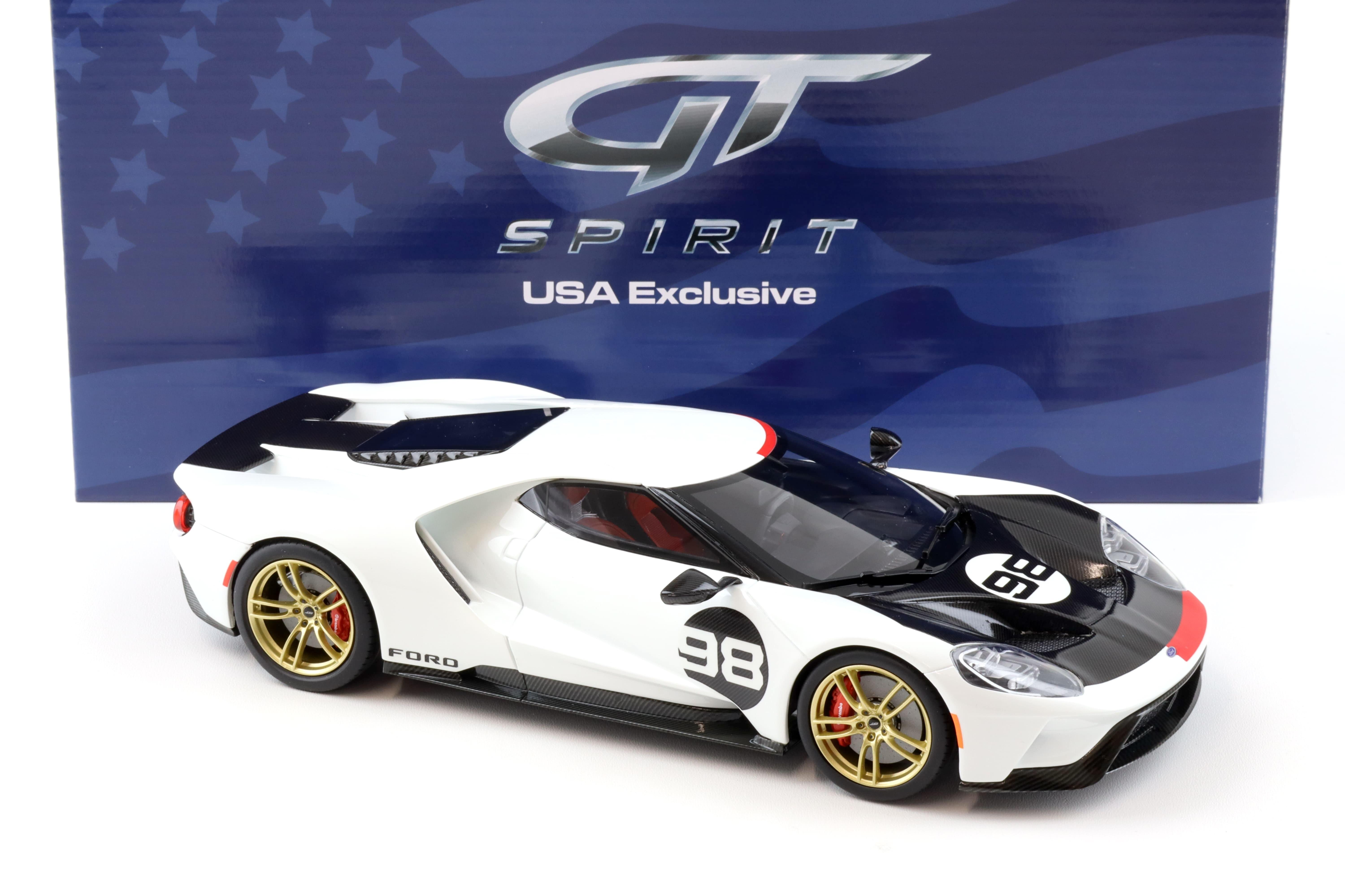 1:18 GT Spirit ACME US037 Ford GT Heritage Edition #98 frozen white 2021