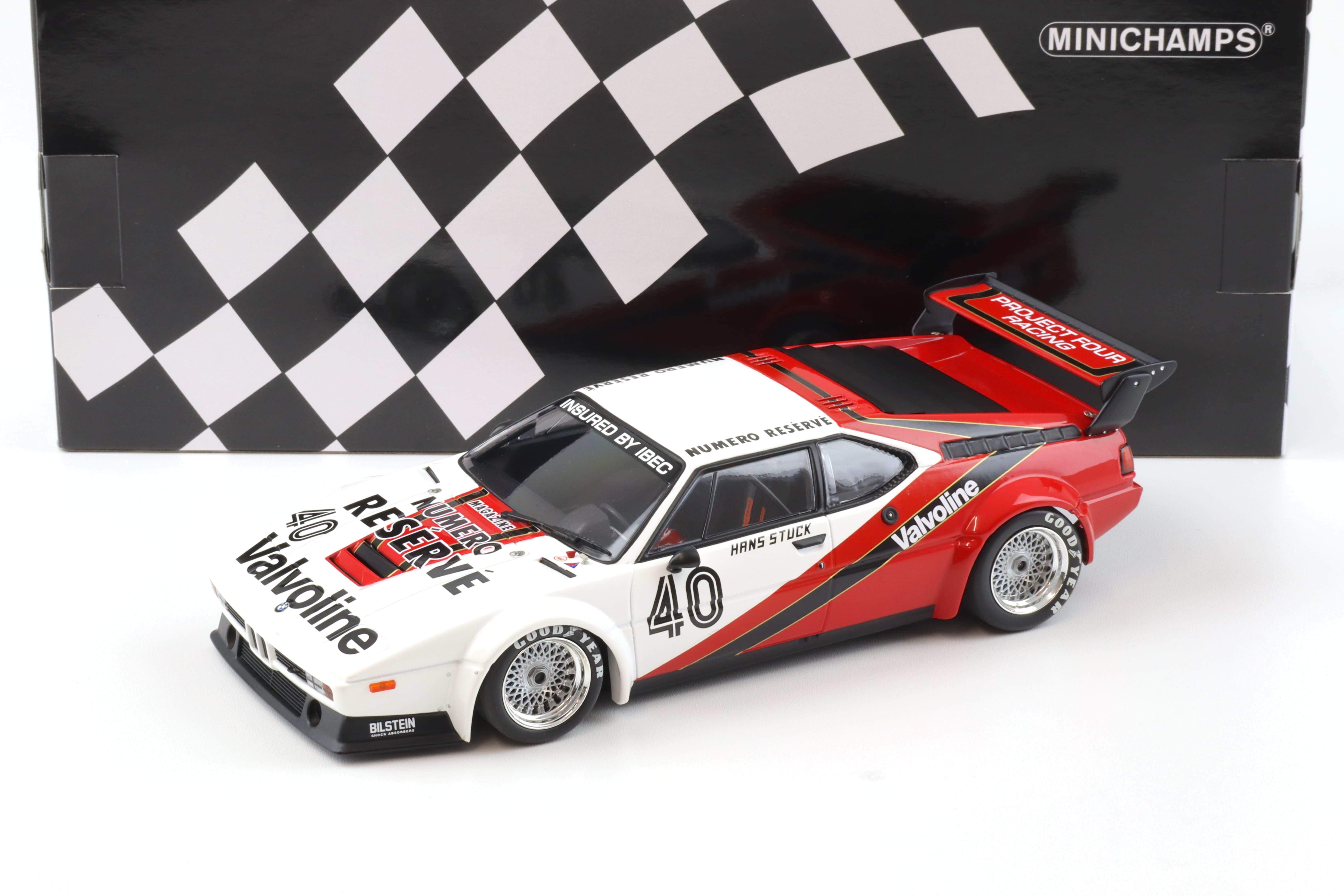 1:18 Minichamps BMW M1 ProCar #40 Stuck Winner Monaco ProCar Series 1980