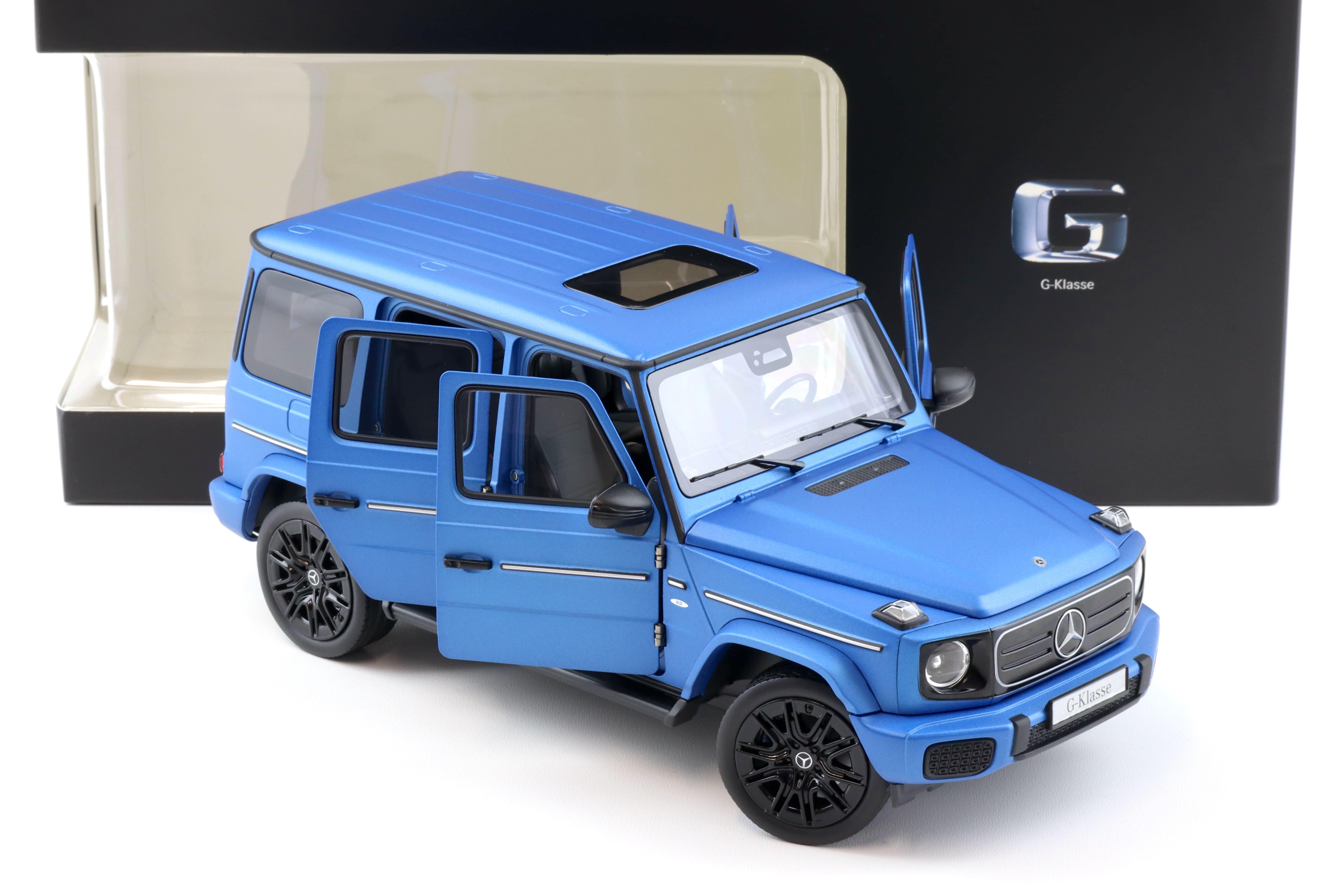 1:18 Norev Mercedes G-Klasse G580 EQG M465 south seas blue 2024 DEALER VERSION