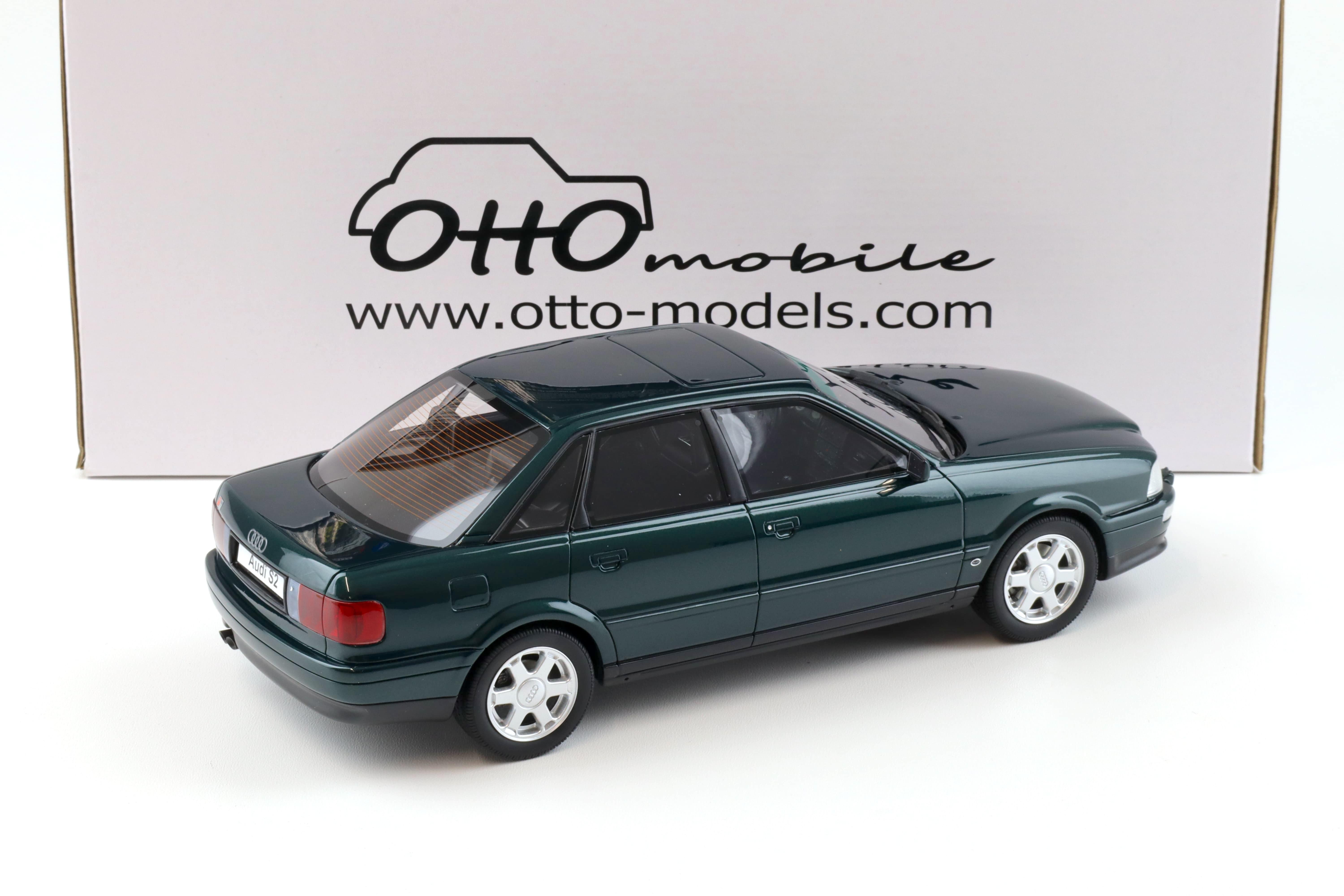 1:18 OTTO mobile OT1101 Audi S2 (B3) Sedan Emerald green 1993