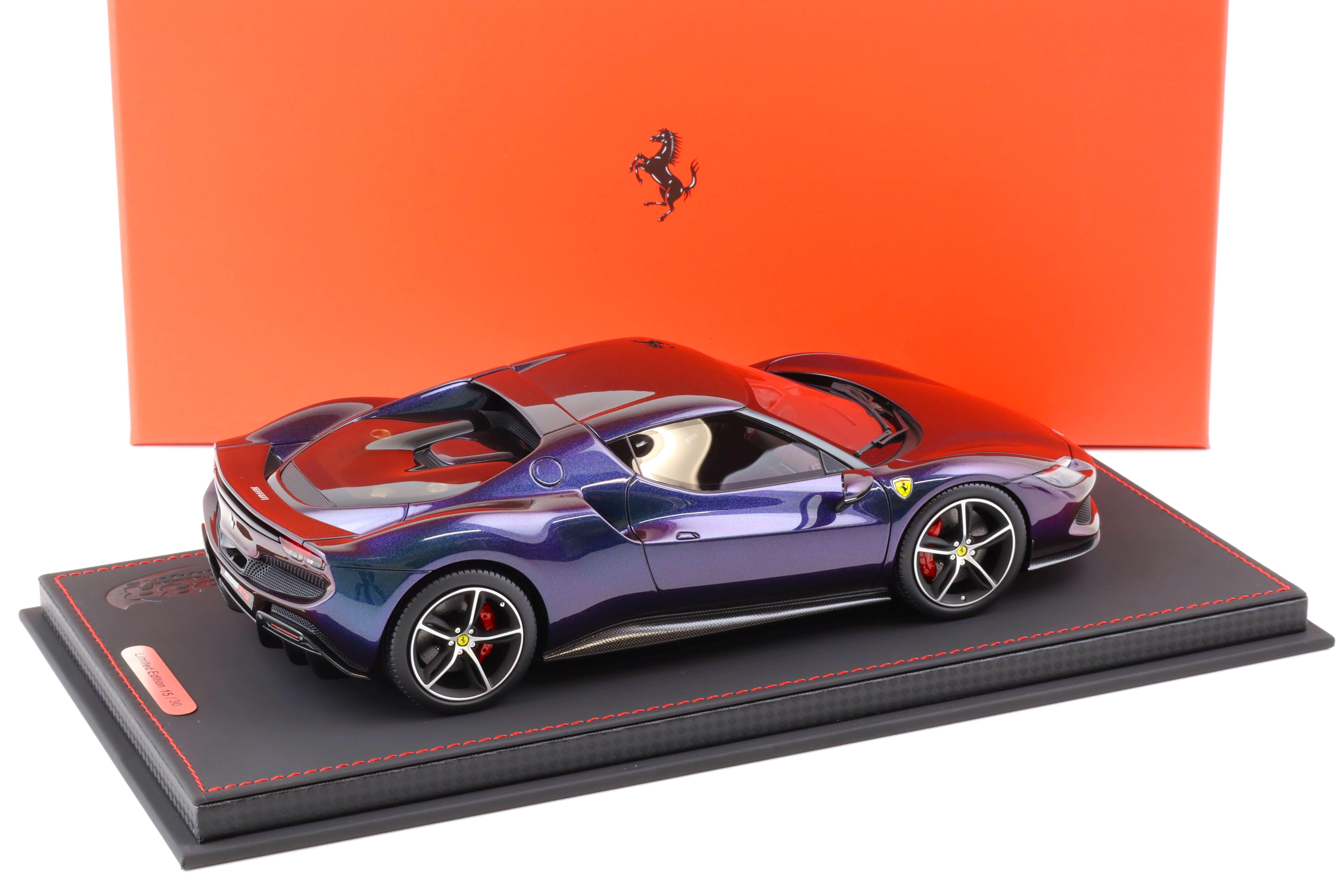 1:18 BBR Ferrari 296 GTB Coupe Chameleon with display - Limited 30 pcs.